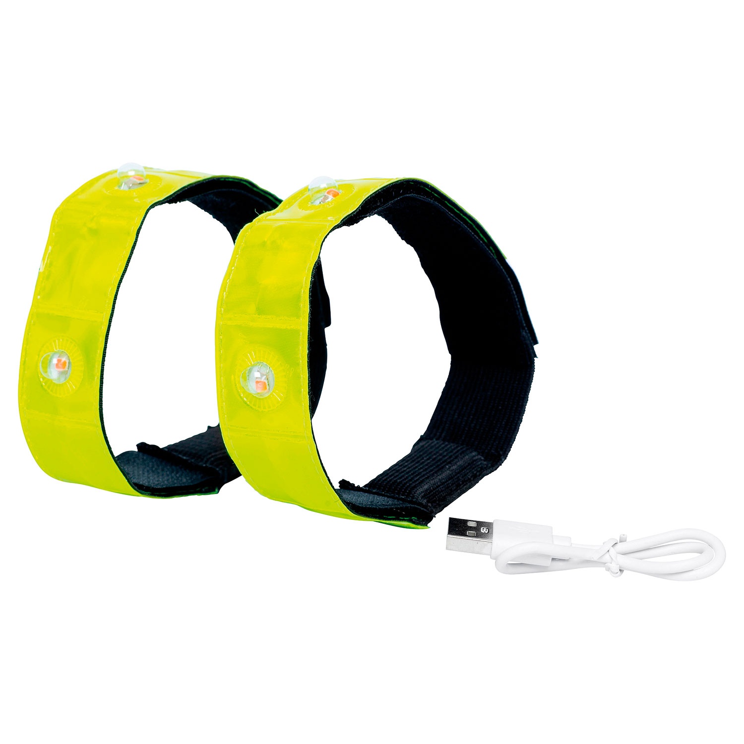 BIKEMATE Reflektorband mit LEDs, 2er-Packung