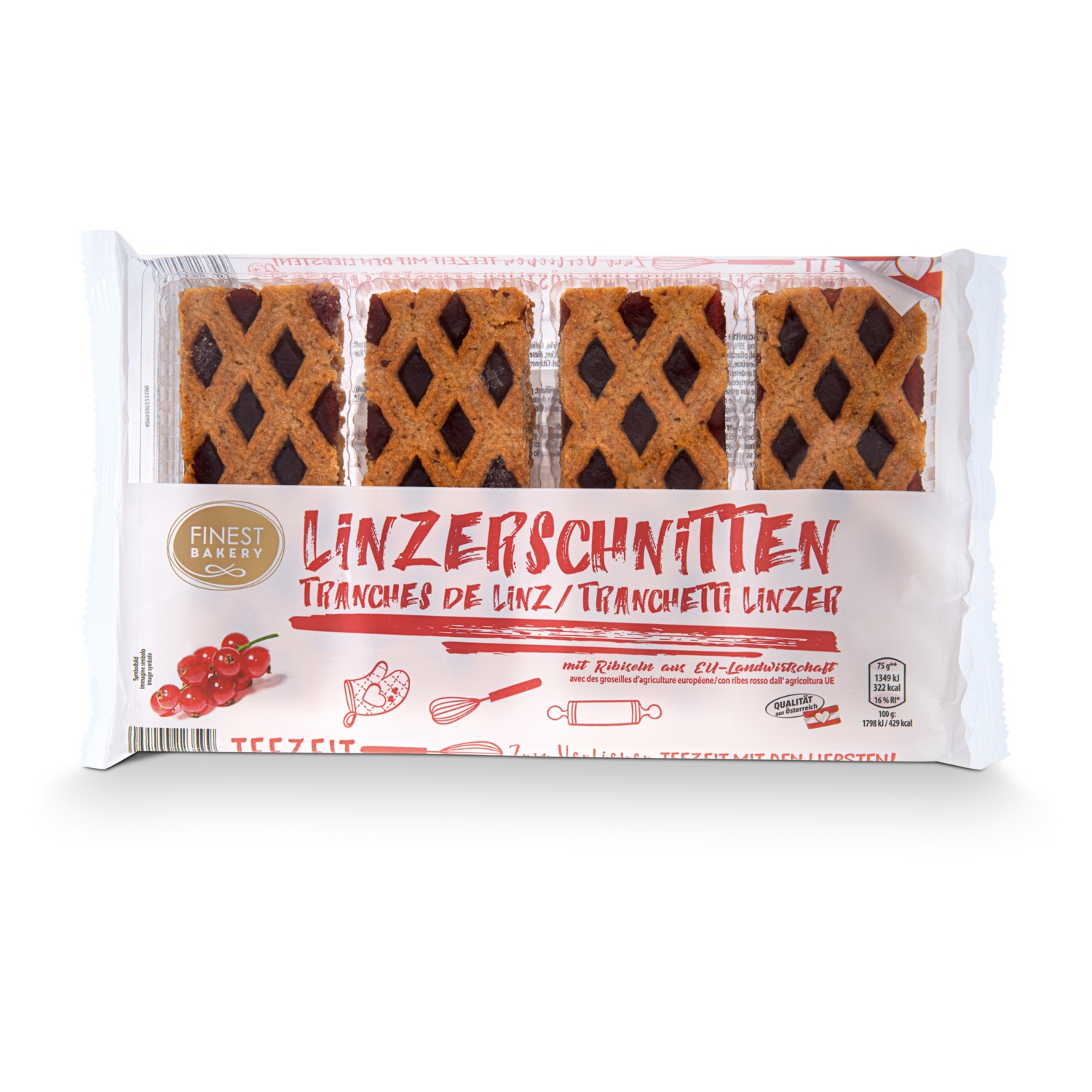 FINEST BAKERY Linzer Schnitte