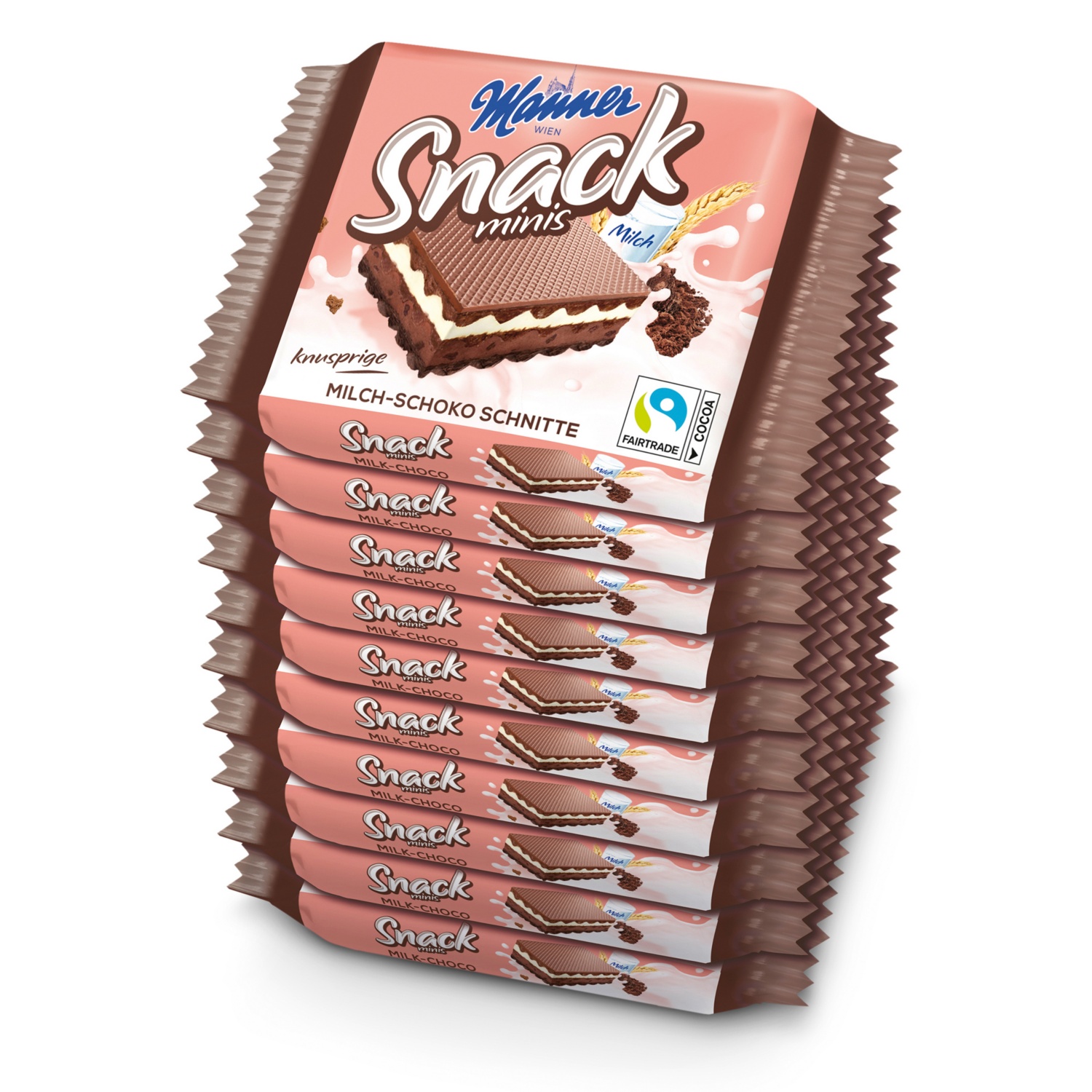MANNER XXL Snack Minis, Milch-Schokolade