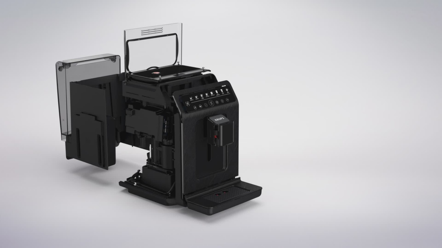 KRUPS Evidence Eco-Design EA897BCH Kaffeevollautomat