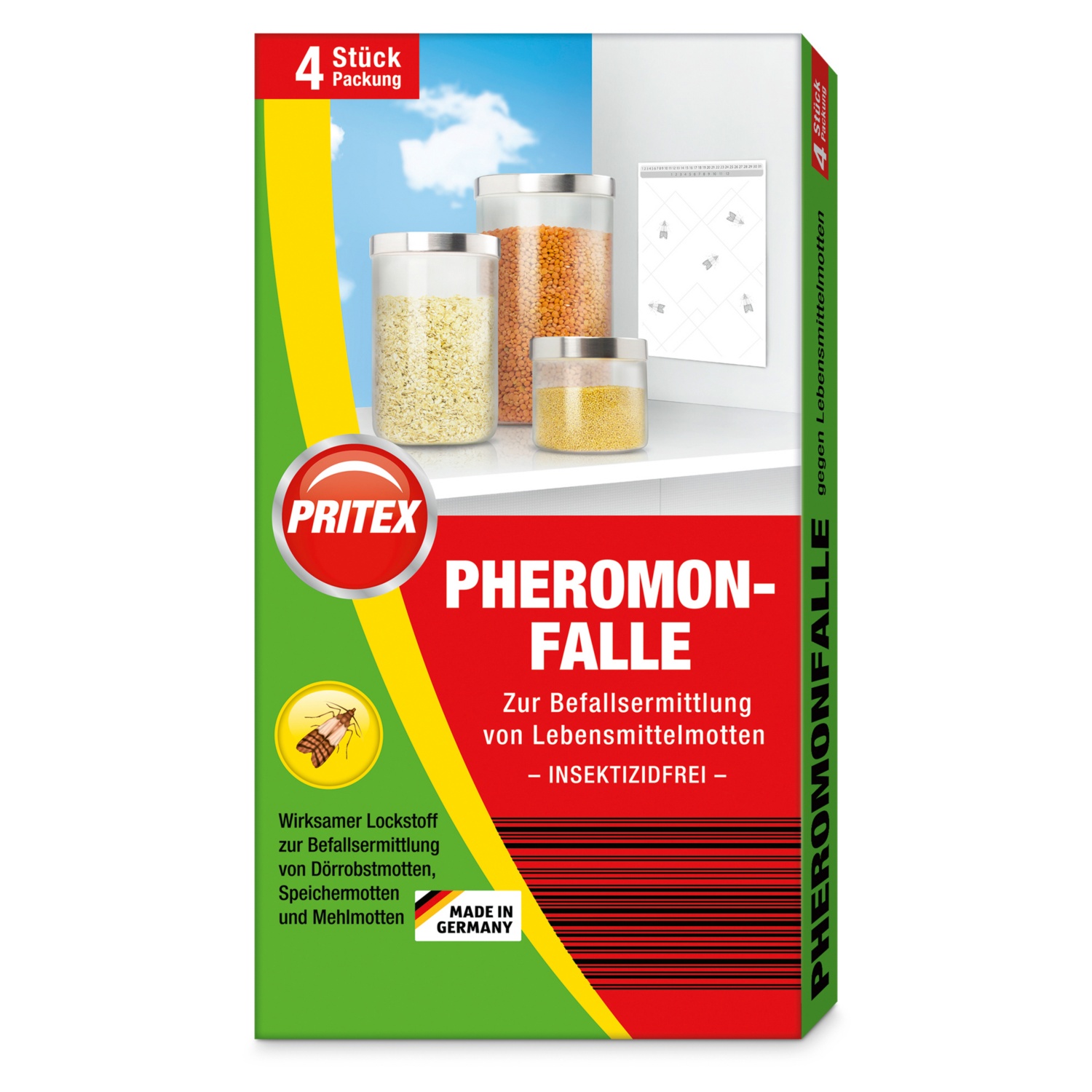 Pheromonfalle gegen Lebensmittelmotten