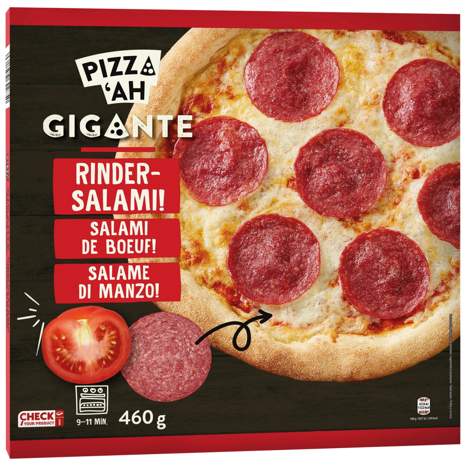 PIZZ'AH Gigante, Salami ALDI SUISSE