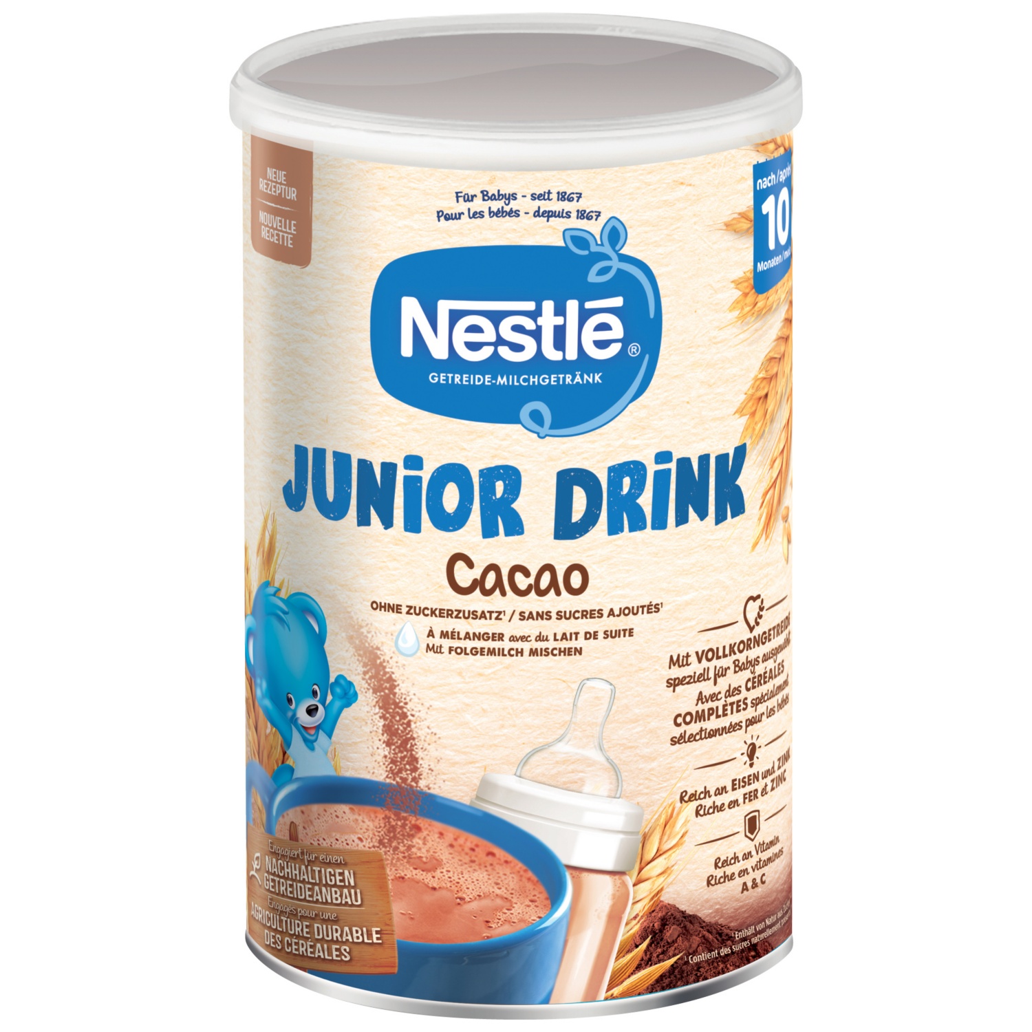 NESTLÉ Junior Drink, al cacao
