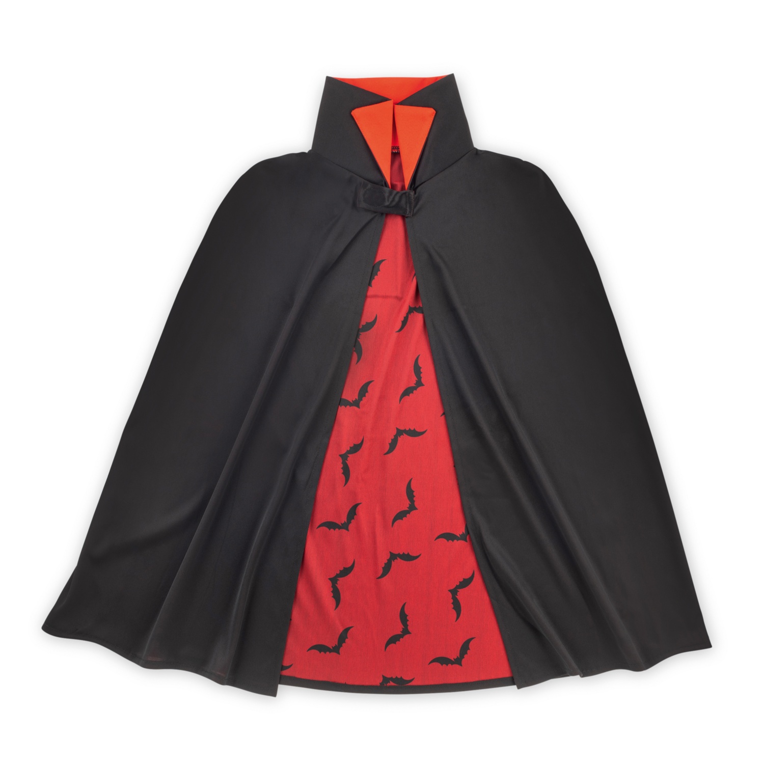 Vampir Umhang Kinder - Doppelseitig Schwarz/rot Mit Kapuze Für Halloween & Cosplay