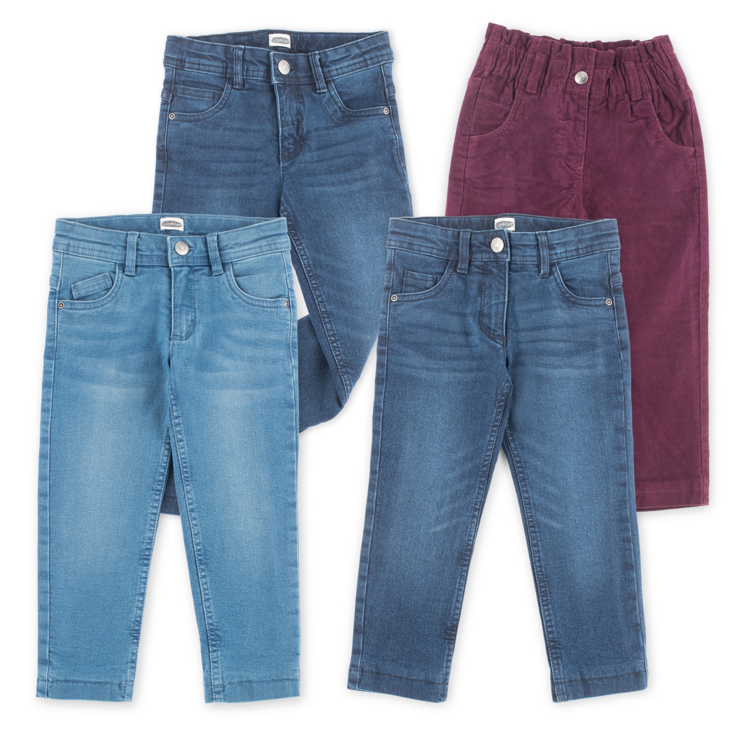 LILY & DAN Pantaloni termici per bambini piccoli