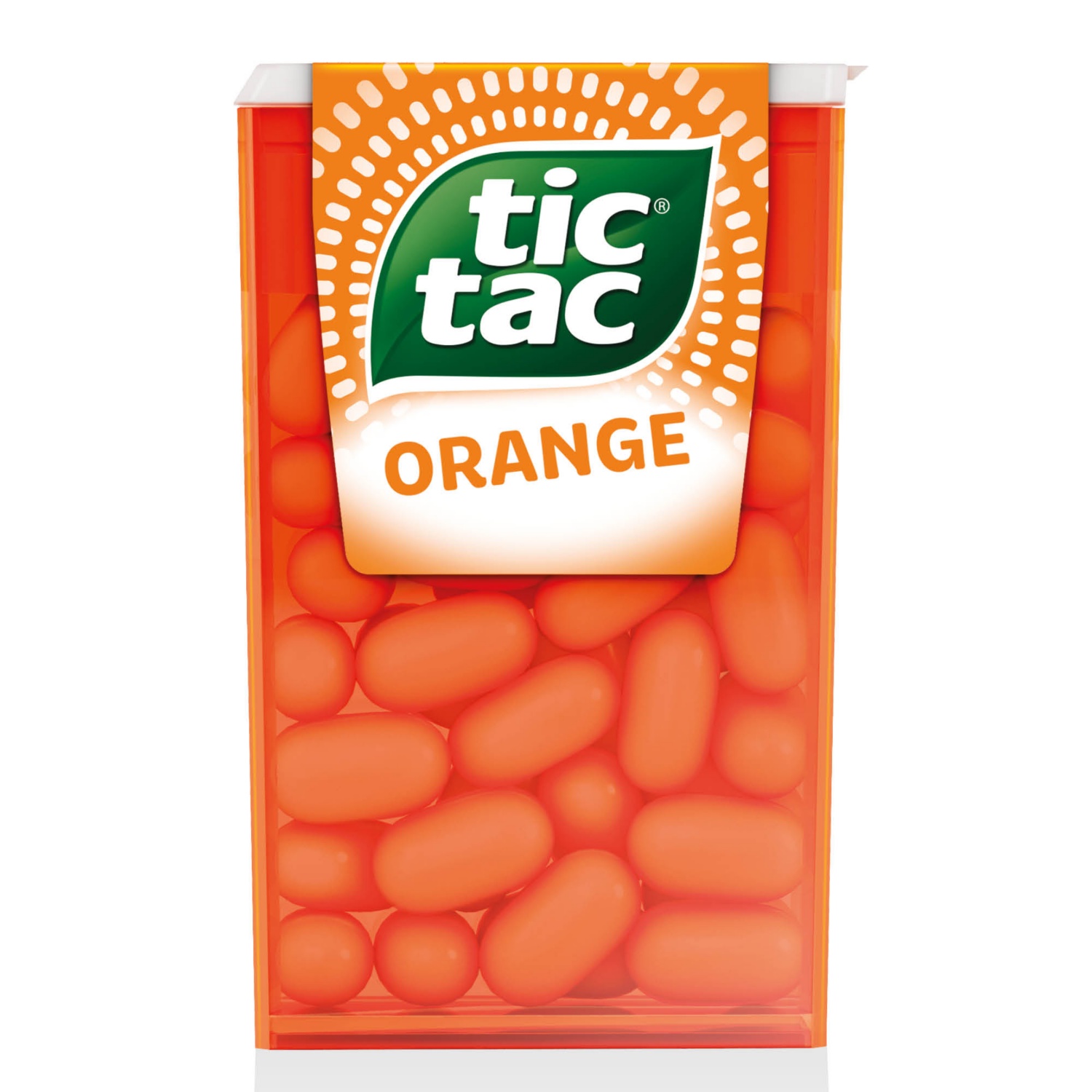 TIC TAC Cukordrazsé, 18 g, narancs