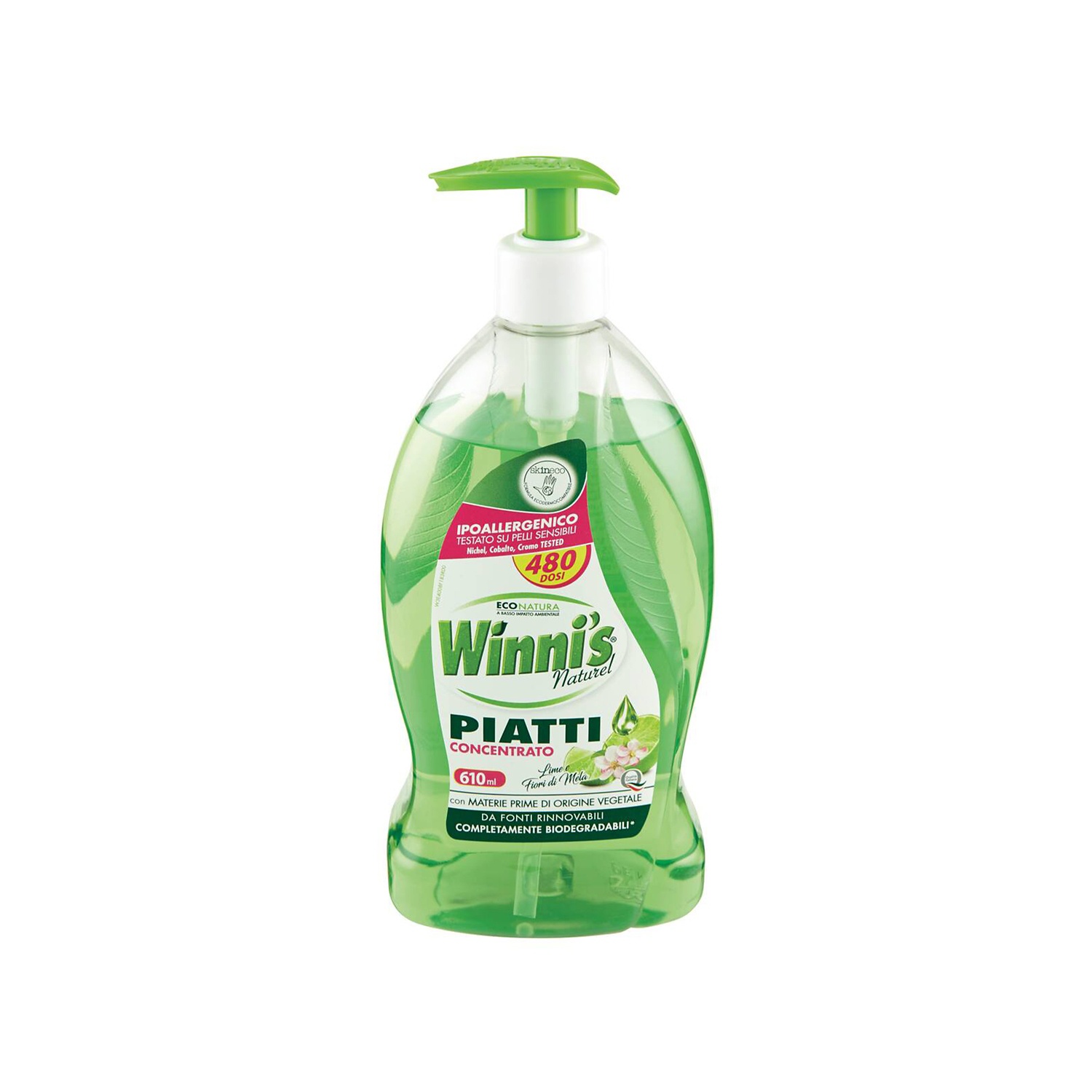 Winni´s Naturel Detersivo piatti concentrato lime e fiori di mela, 480 ml  Acquisti online sempre convenienti