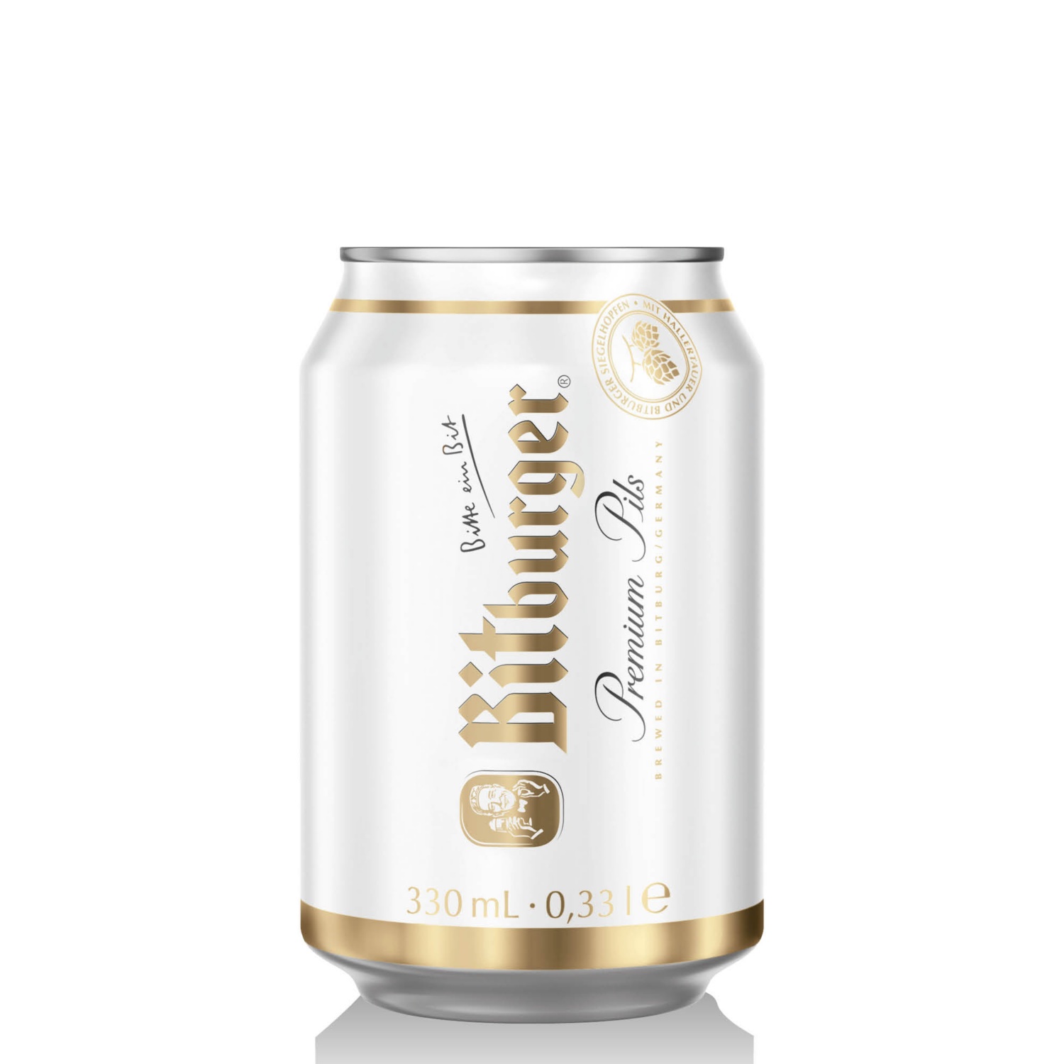 BITBURGER Német világos sör, 0,33 l