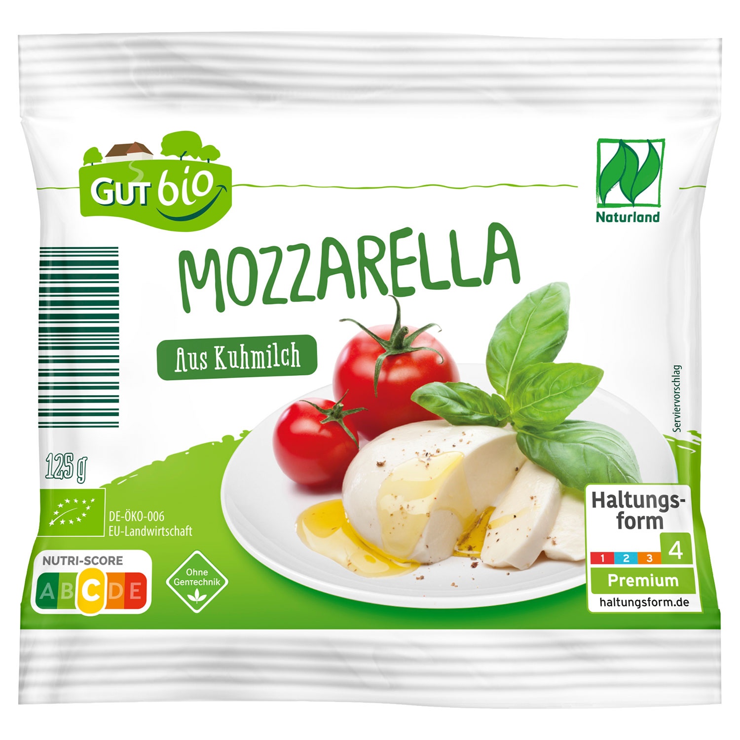 GUT BIO Bio Mozzarella 125 g