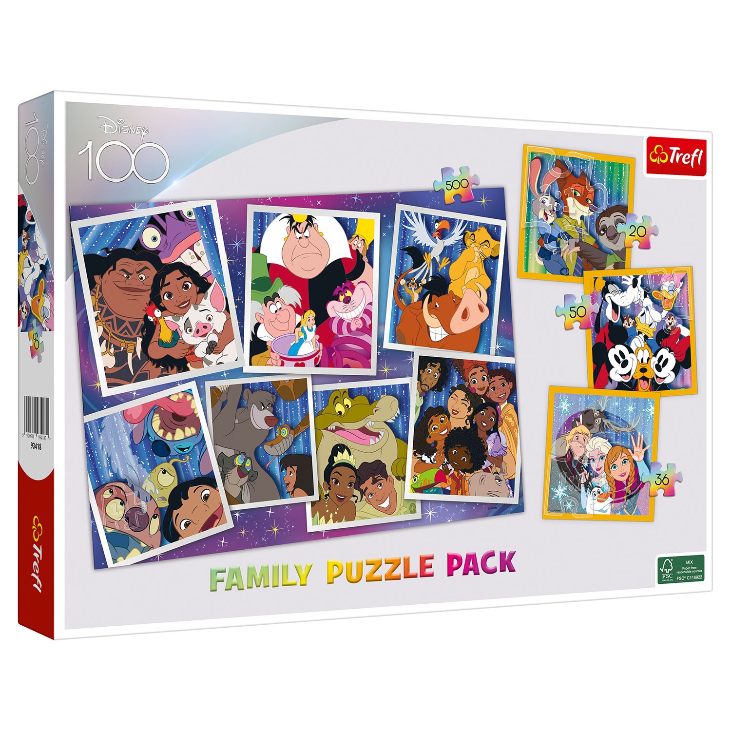 TREFL 1000-Teile-Puzzle oder Family-Puzzle-Pack 3 in 1 + 500 Teile