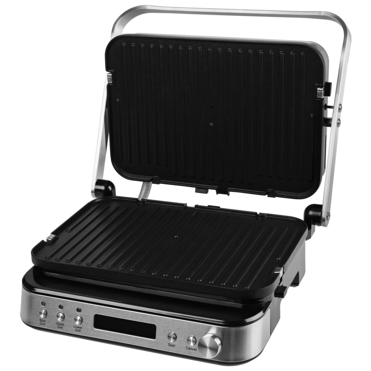 Piastra per Panini Grill 2000W in Acciaio Inox