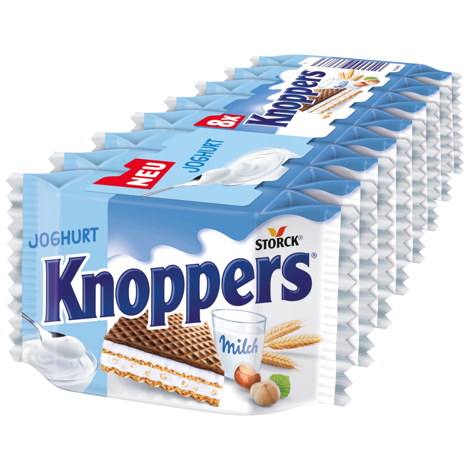 STORCK Knoppers barretta di cialda, yogurt