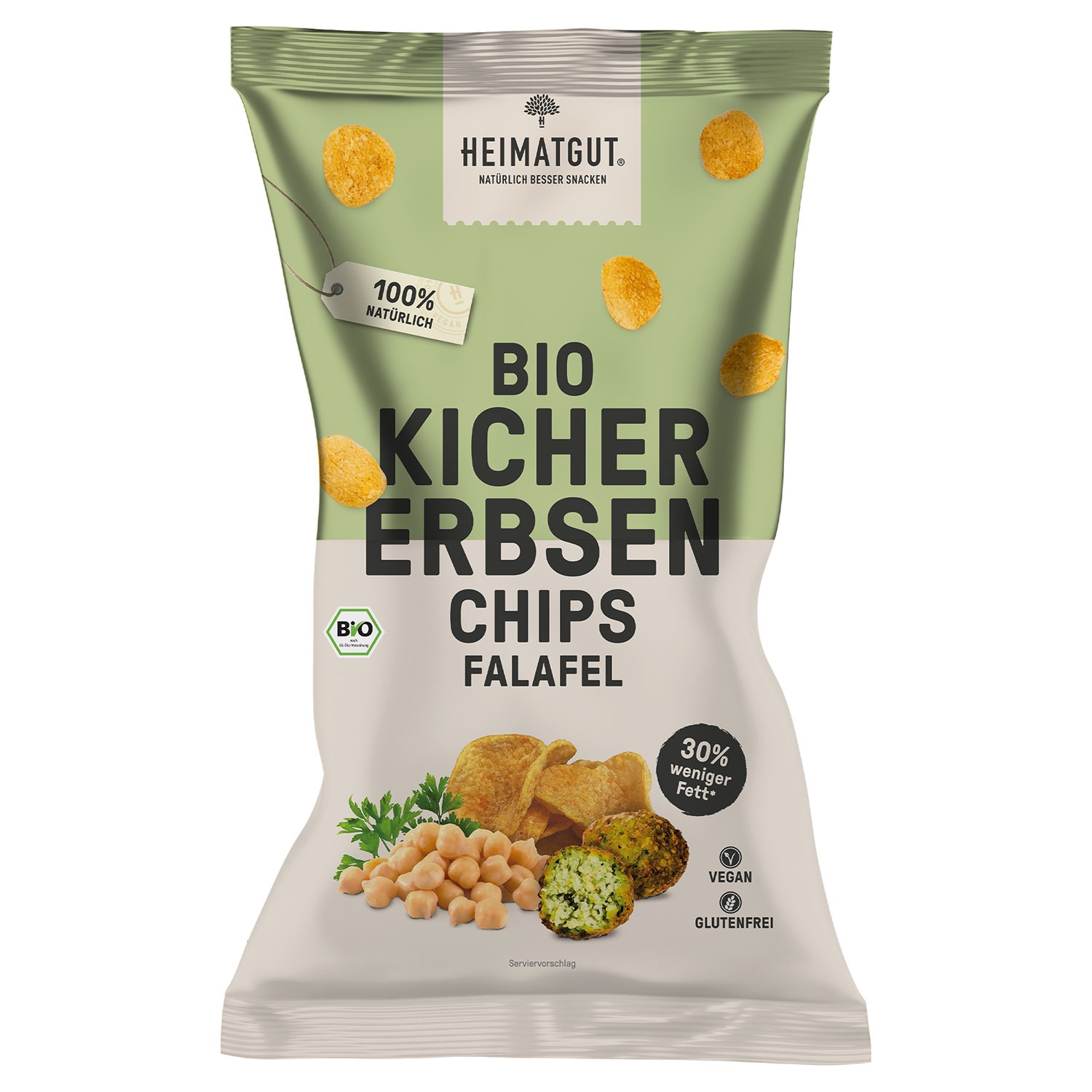HEIMATGUT® Bio-Kichererbsenchips 75 g