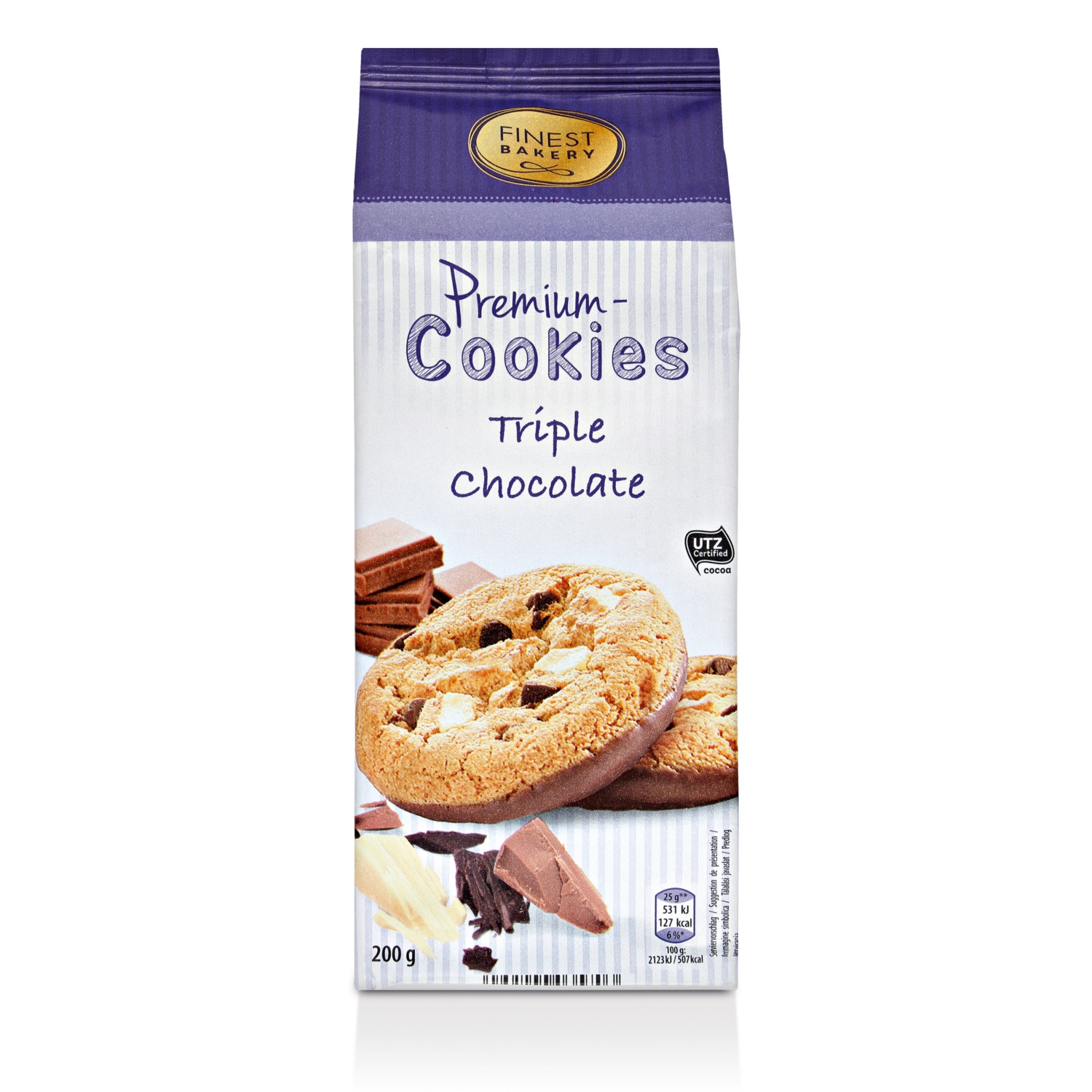 Finest Bakery Premium Cookies Triple Choc Hofer