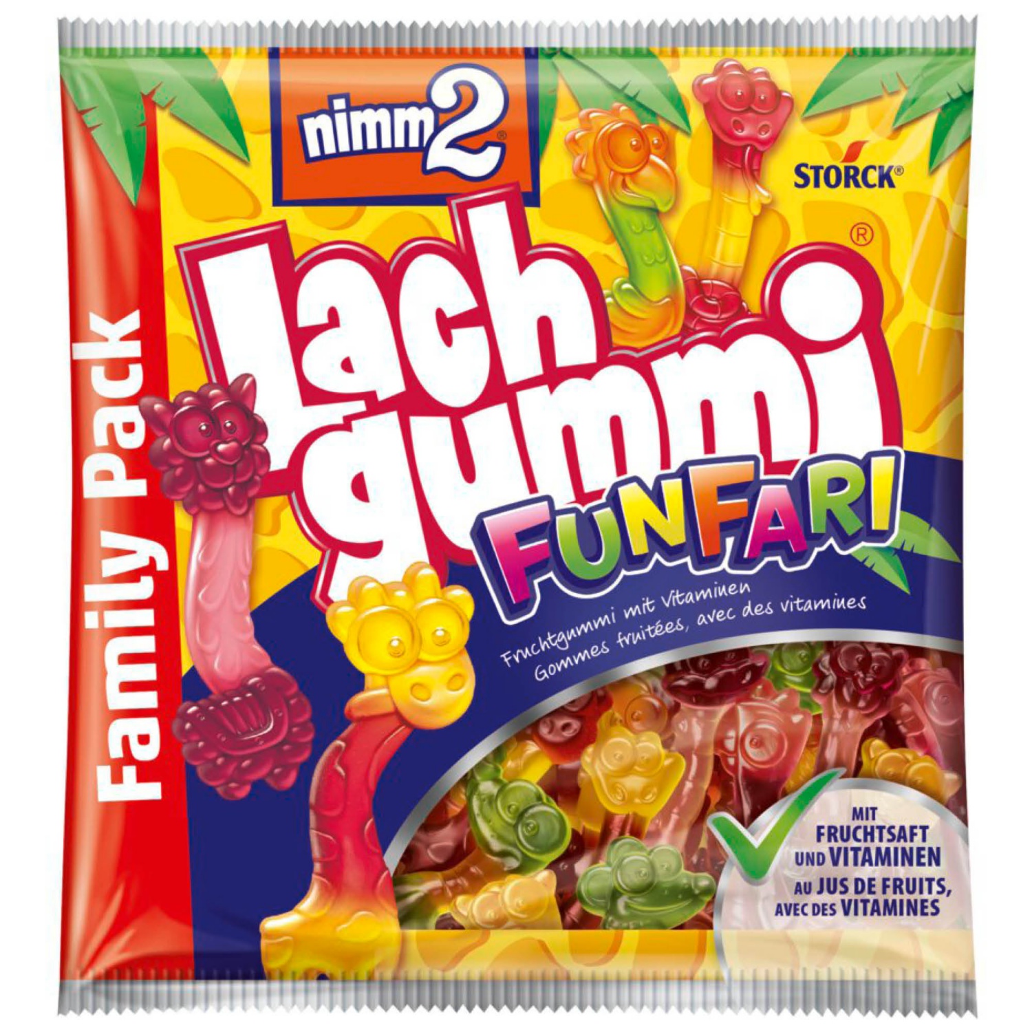 NIMM 2 Gommes fruitées lachgummi, Funfari