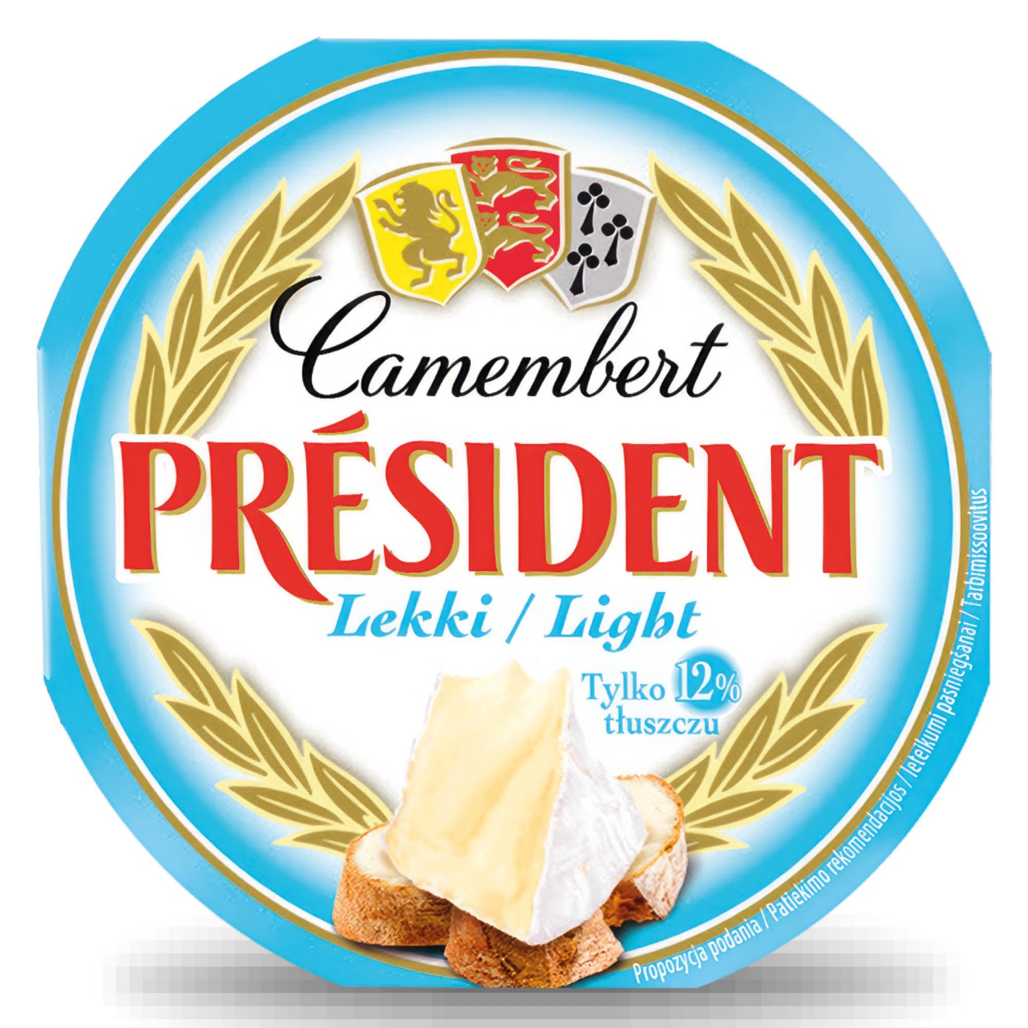PRÉSIDENT Camembert, 120 g, light