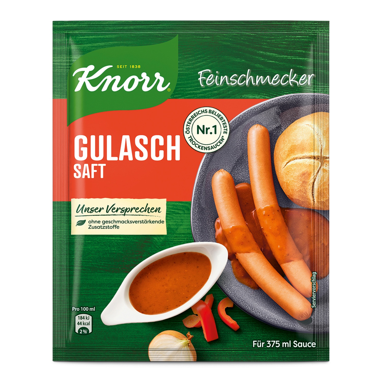 KNORR Feinschmeckersauce, Gulasch-Saft