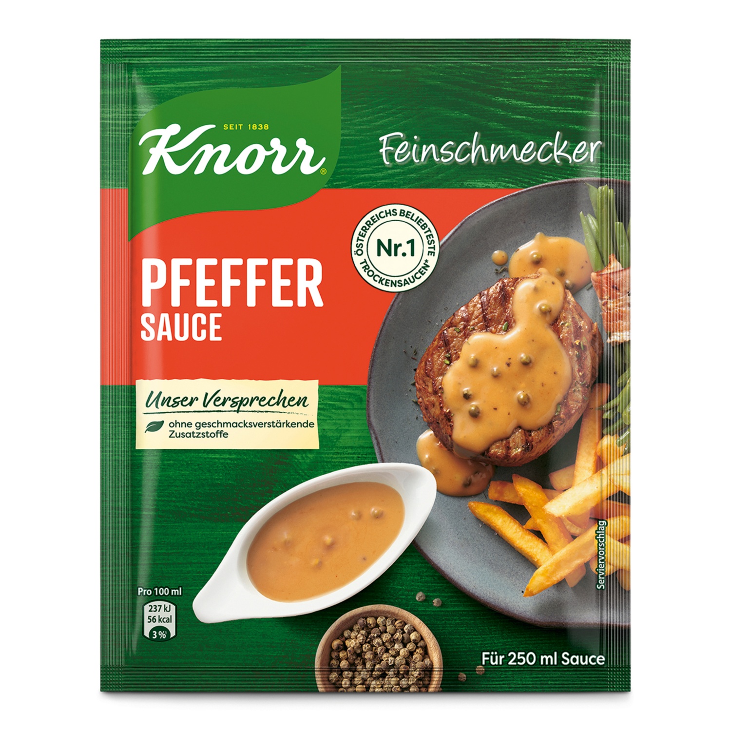 KNORR Feinschmeckersauce, Pfeffersauce