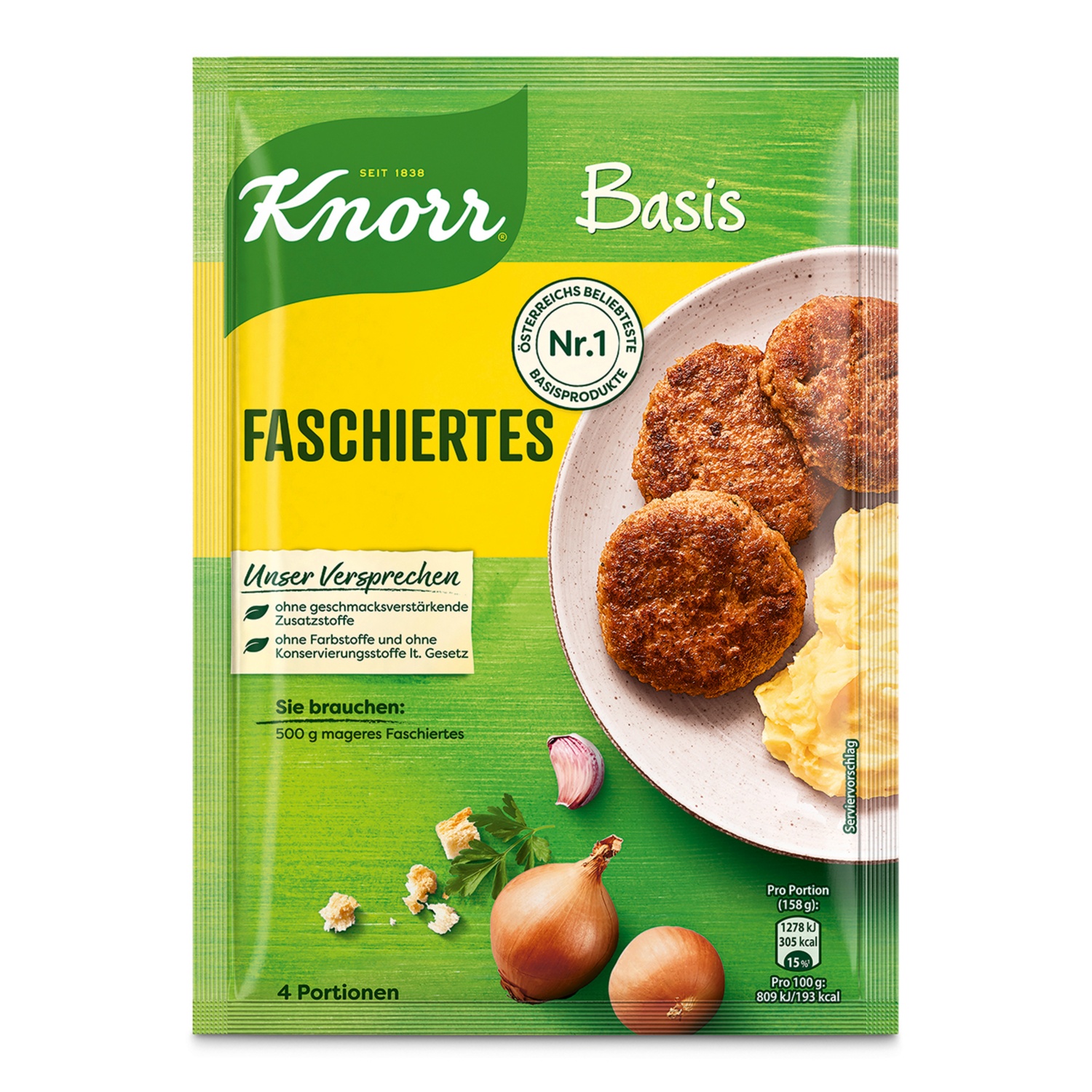 KNORR Basis, Faschiertes