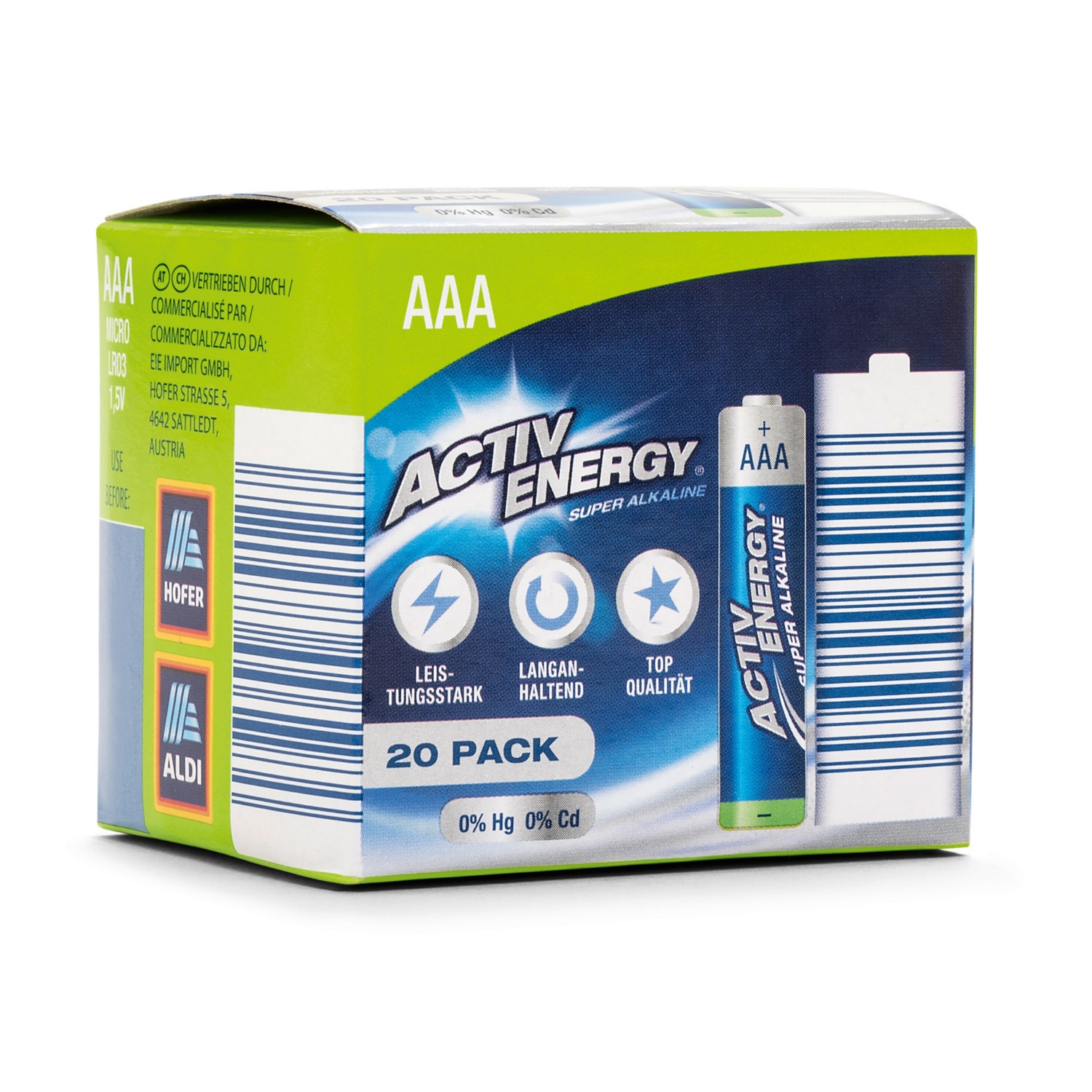 ACTIV ENERGY Batterien Megapack, AAA | HOFER