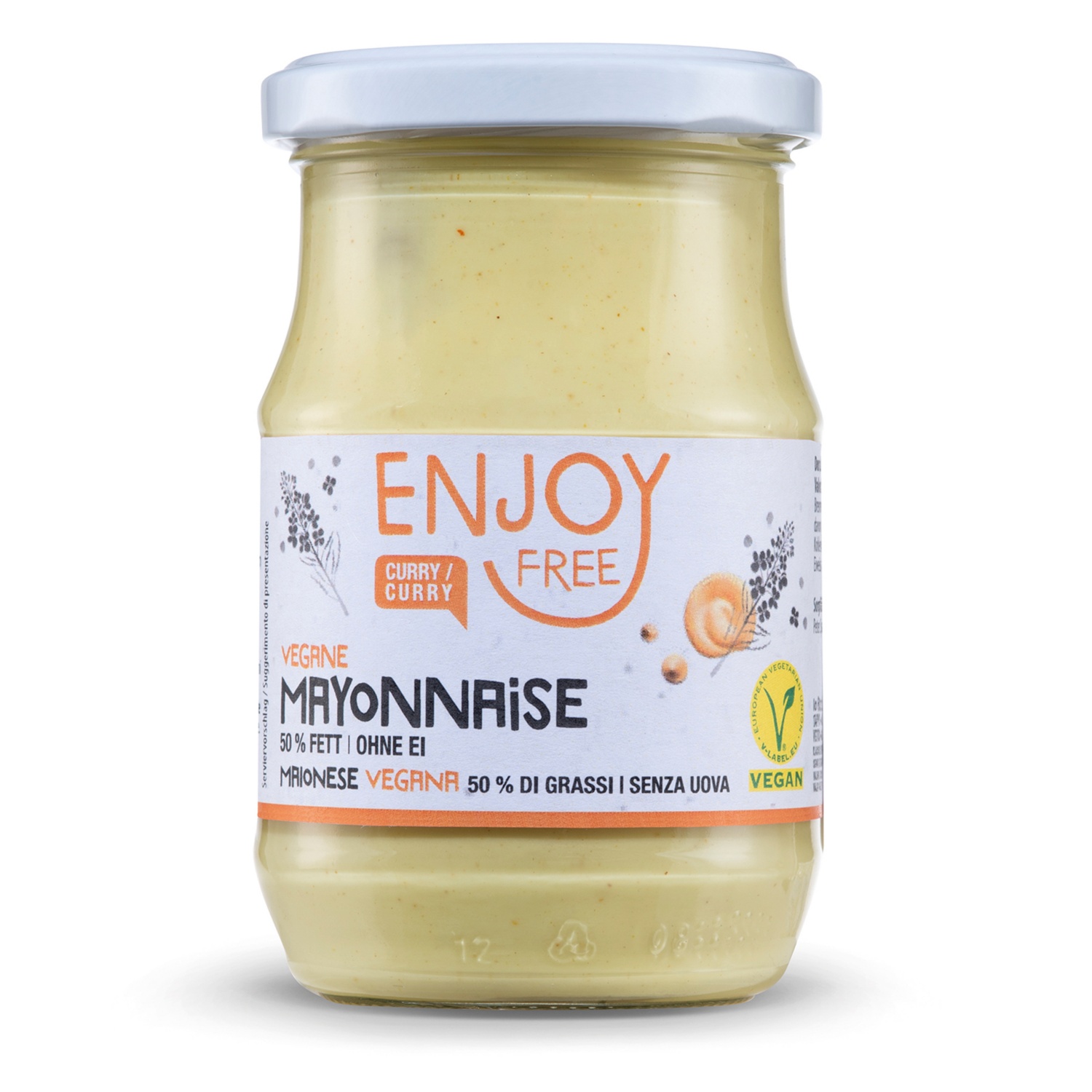 ENJOY FREE! Vegane Mayonnaise, Curry