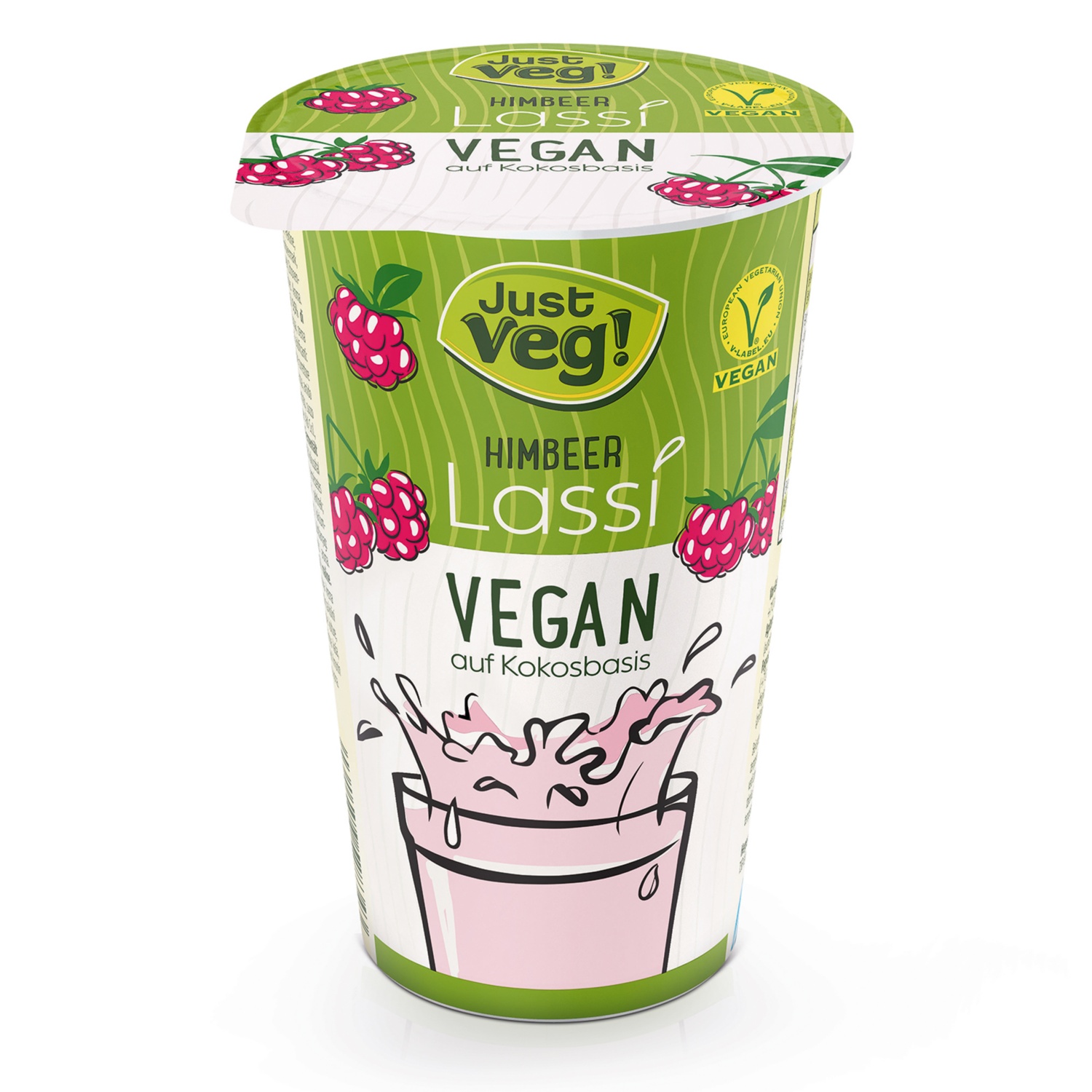 JUST VEG! Veganer Lassi, Himbeere