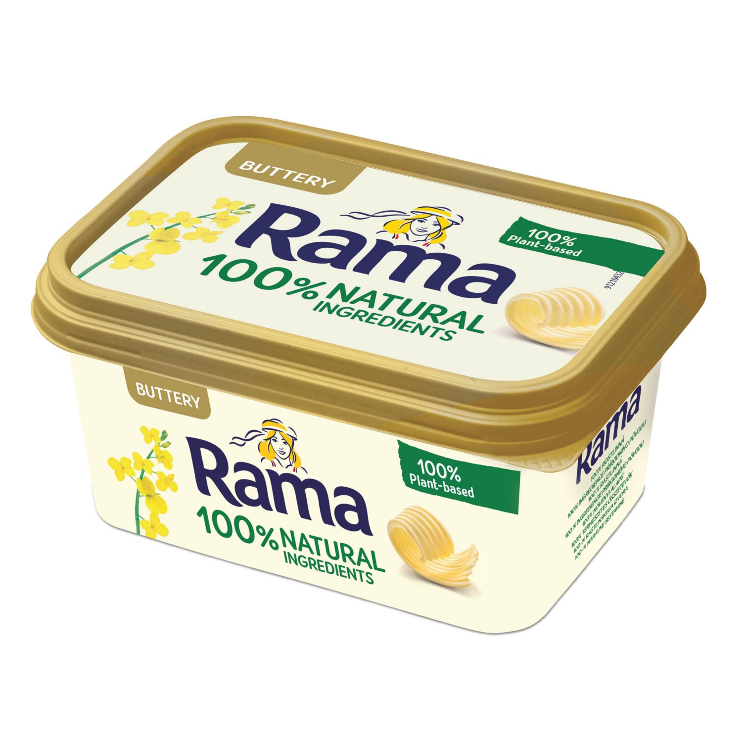 RAMA Margarin, 400 g, vajas ízű