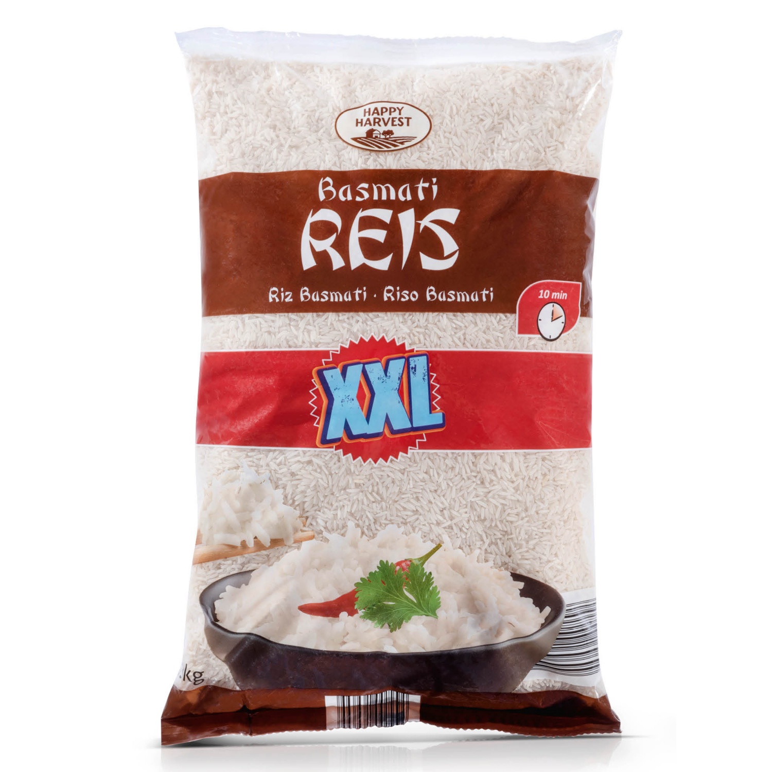 HAPPY HARVEST Basmati rizs, 5 kg