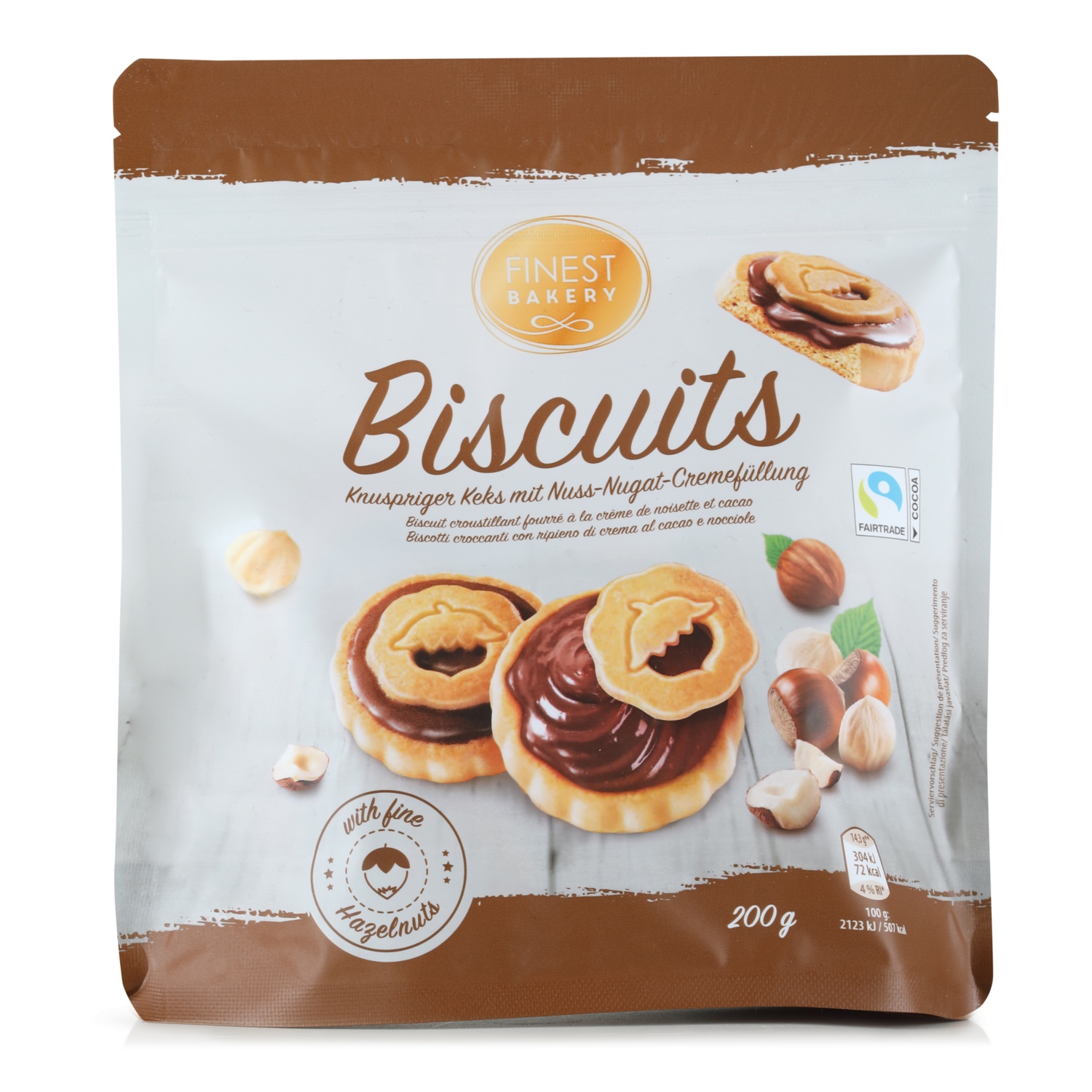 FINEST BAKERY Hazelnut Biscuits