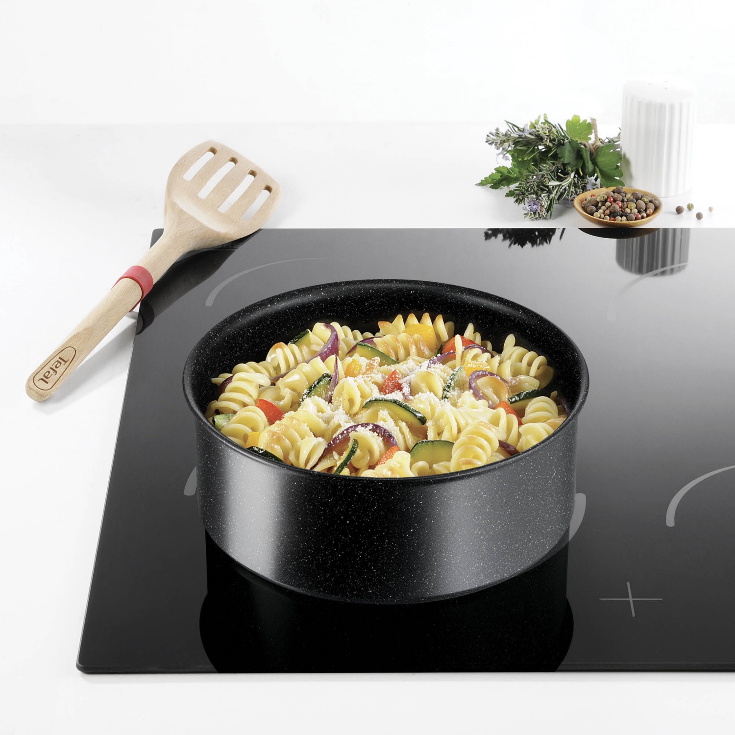 TEFAL Ingenio Black Stone