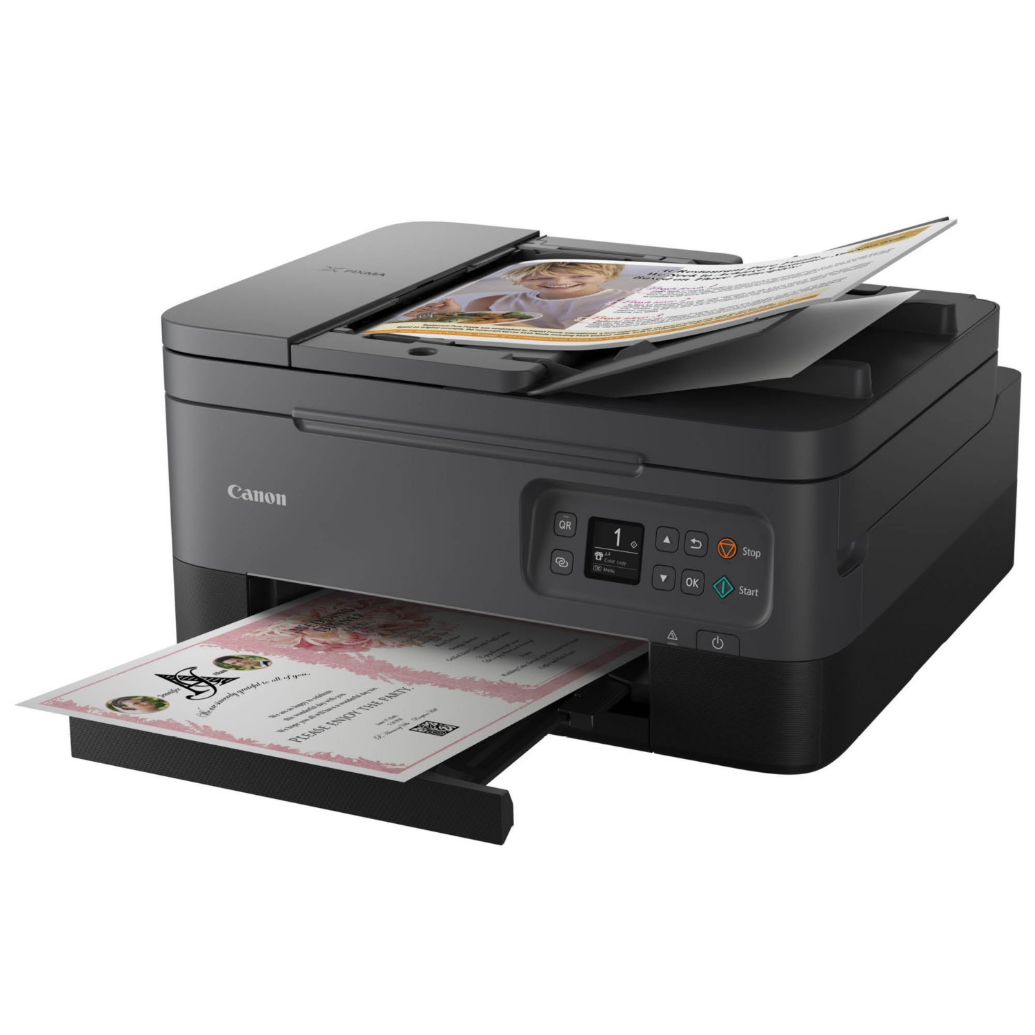 CANON Stampante PIXMA TS7450a nero + confezione multipla PG-560/CL-561