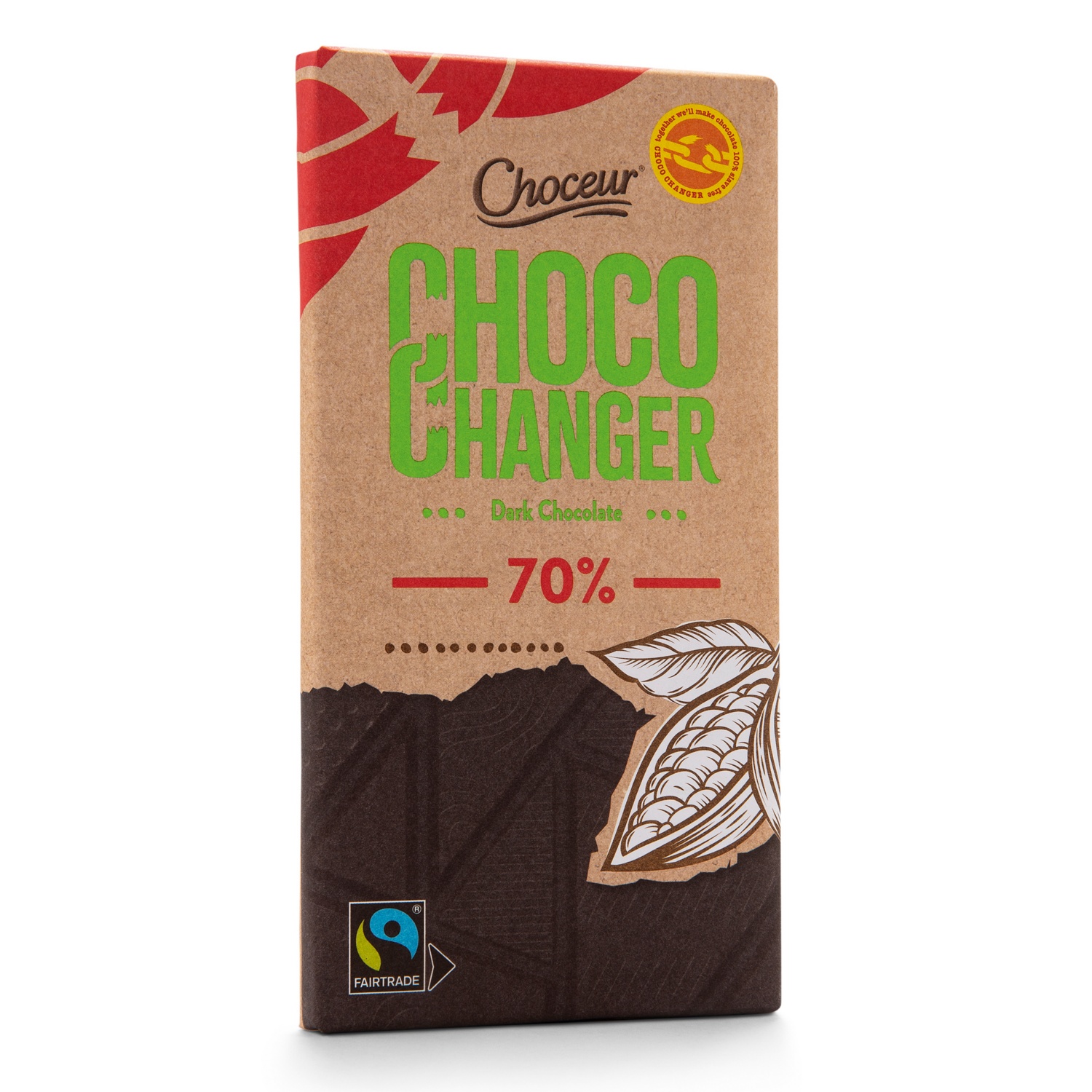 CHOCEUR Schokolade Changer, Zartbitter 70% Kakao