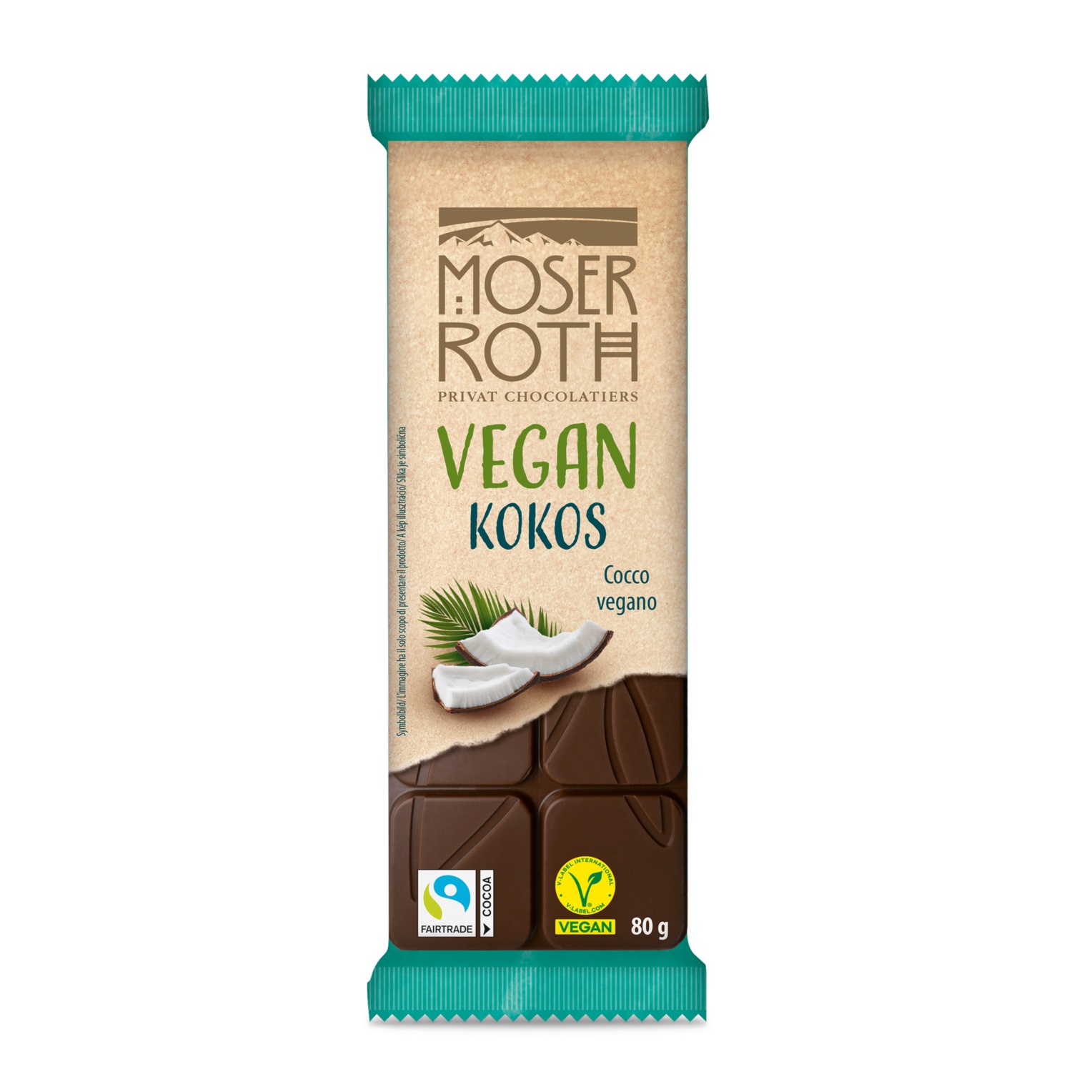 MOSER ROTH Vegane Schokolade, Kokos