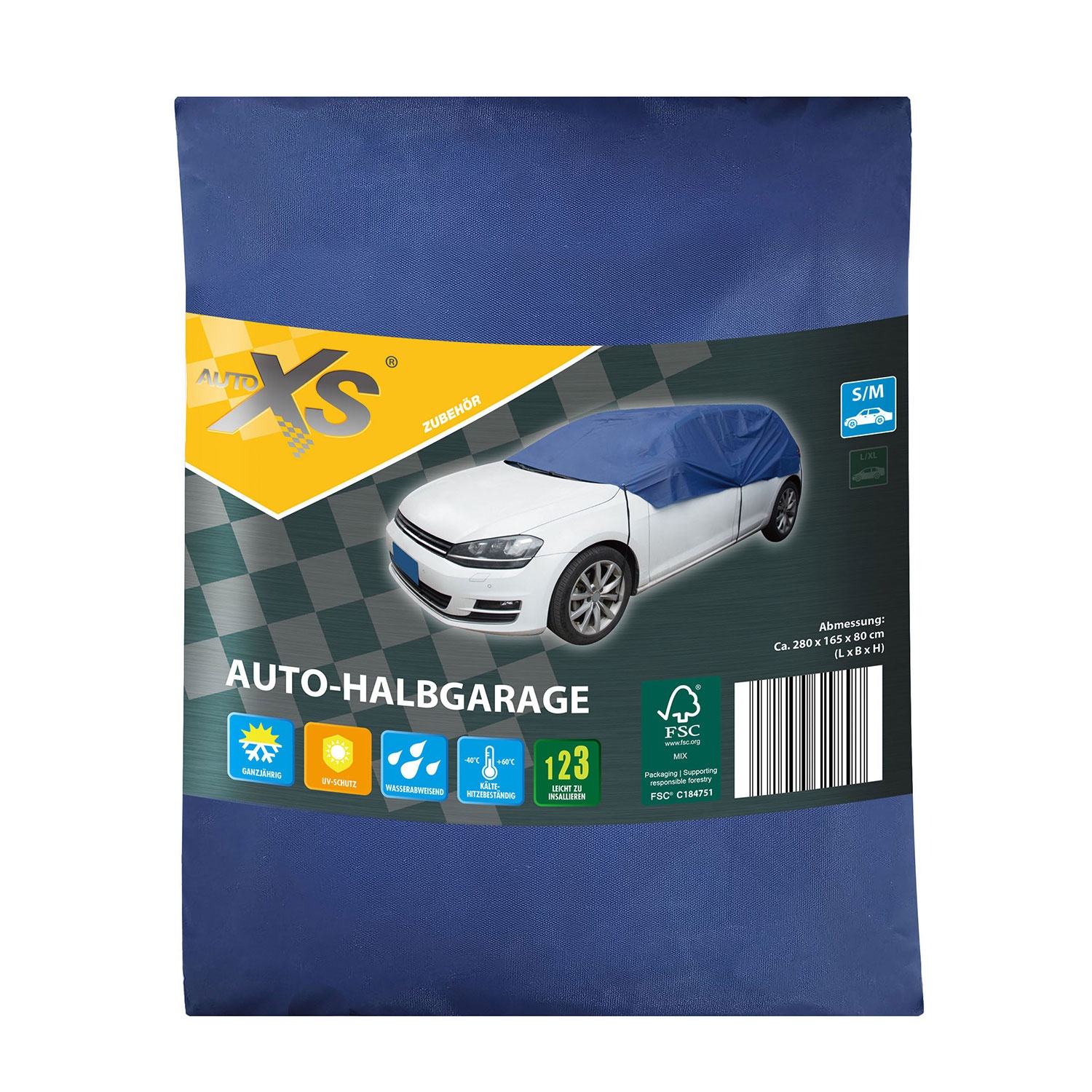 Auto Halbgarage Typ XS Smart 215 x 146 x 55cm-990013107