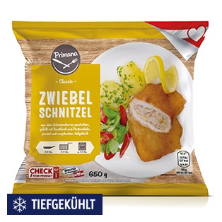 PRIMANA gefüllte Schnitzel, Röstzwiebel