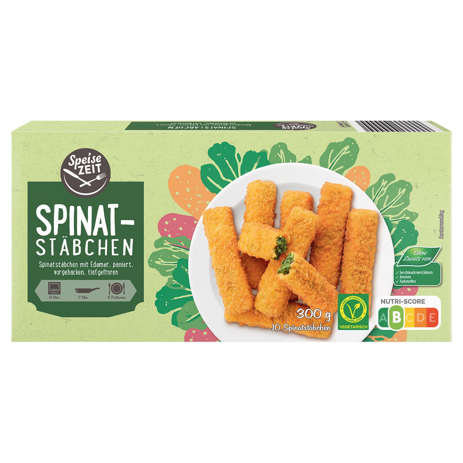 SPEISEZEIT Gemüse- oder Spinatstäbchen 300 g | ALDI SÜD