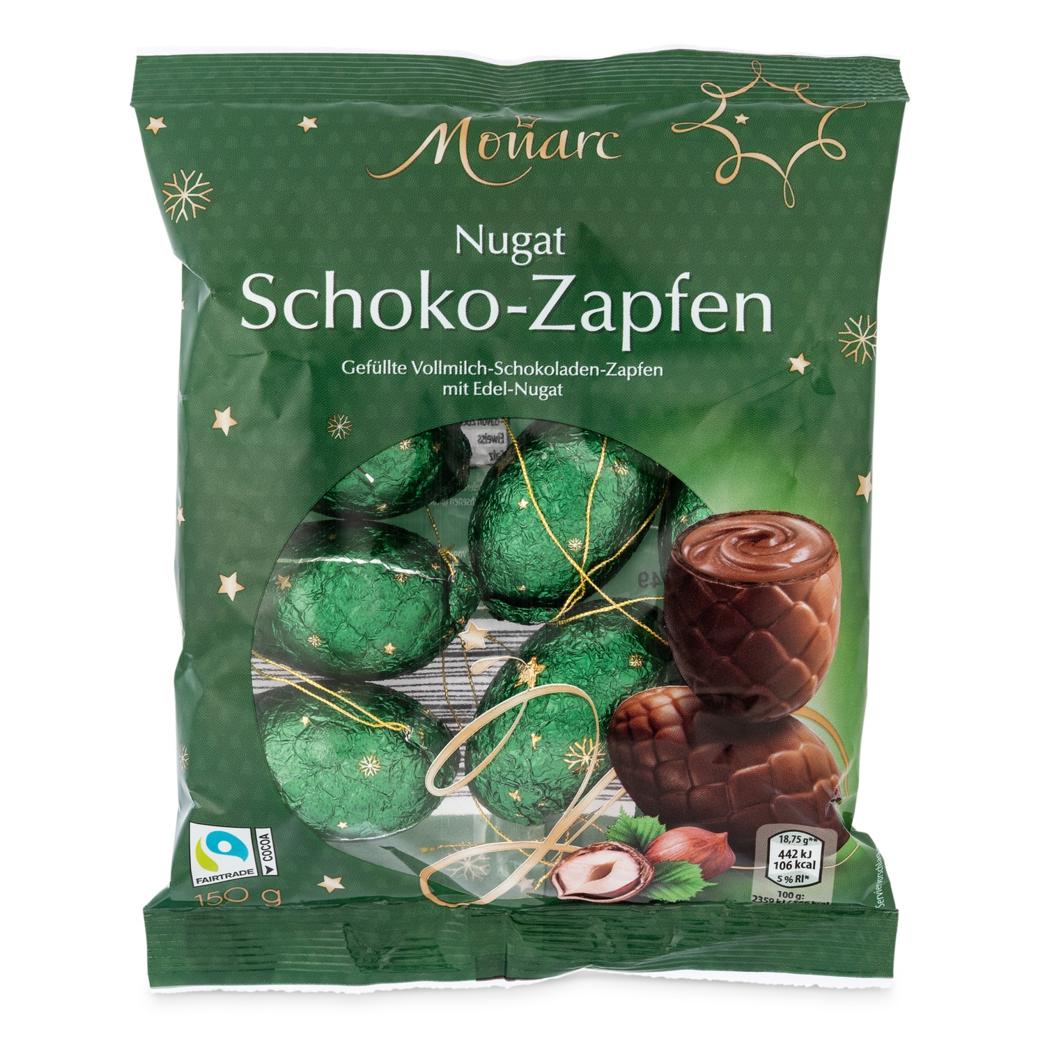 MONARC Schoko-Zapfen, Nugat