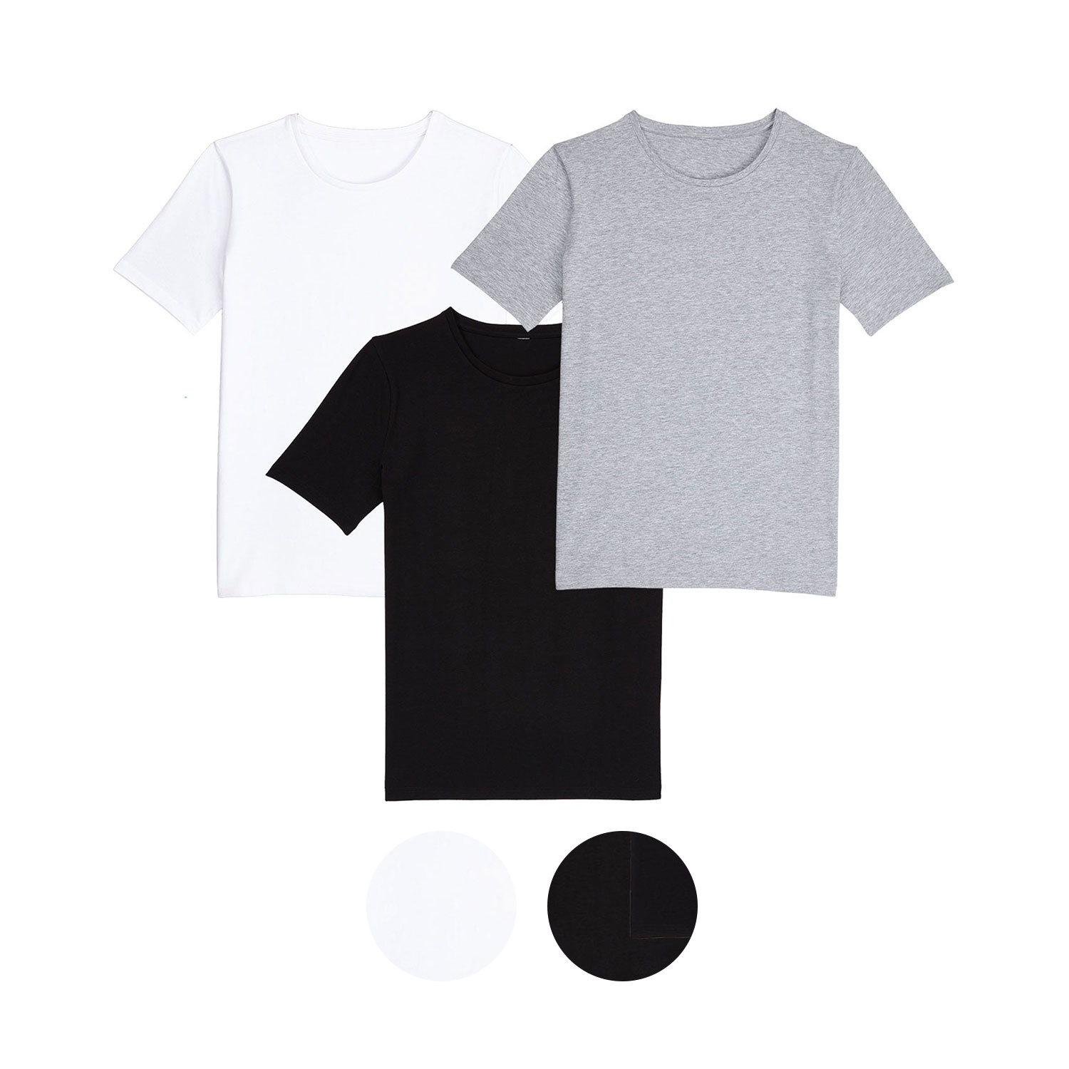 UP2FASHION Herren TShirts, 3erSet ALDI SÜD