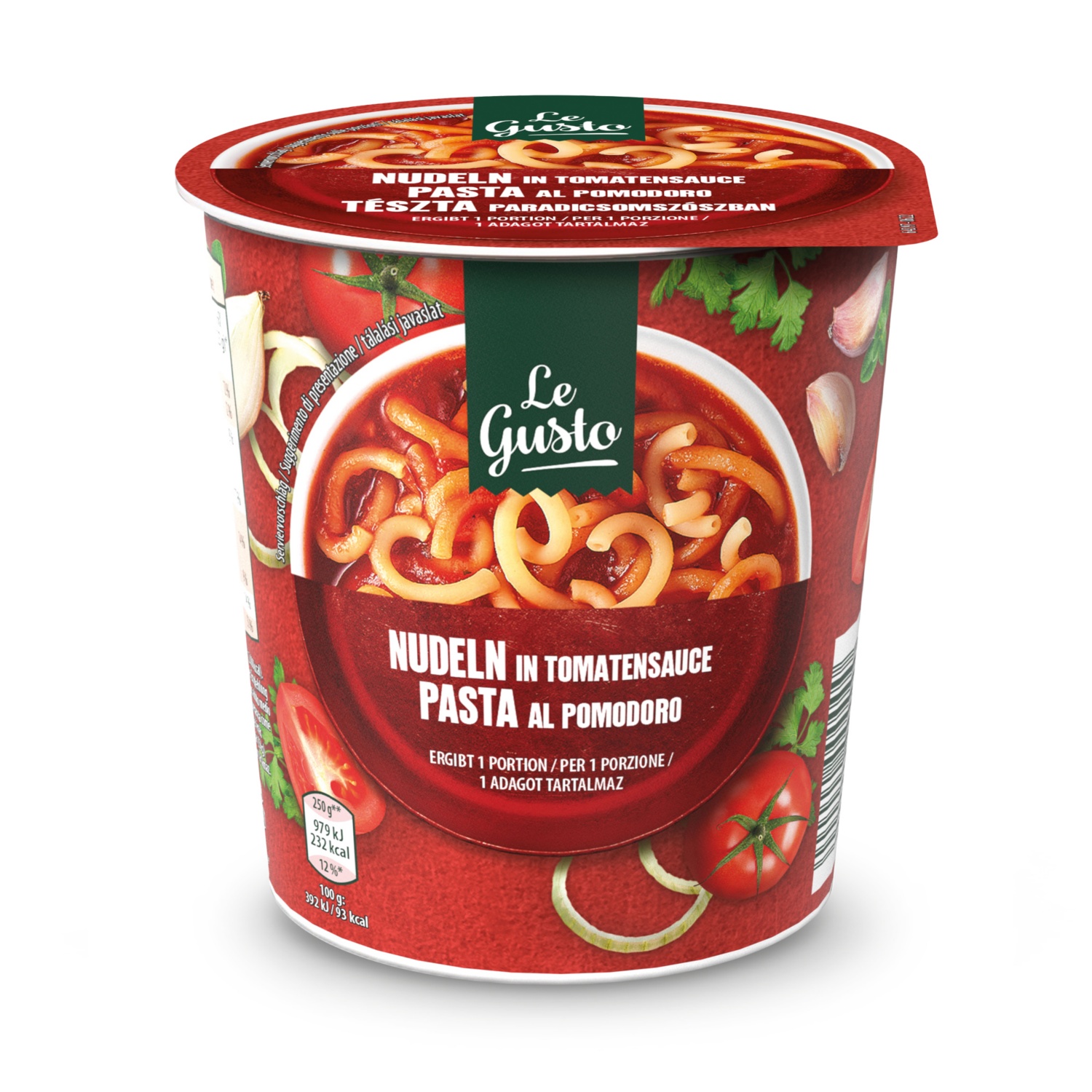 LE GUSTO Instant Bechergerichte, Tomatensauce