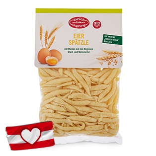 ZURÜCK ZUM URSPRUNG BIO-Teigwaren, Eierspätzle