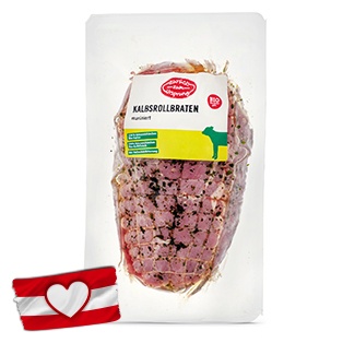 ZURÜCK ZUM URSPRUNG BIO-Bruderwohlspezialitäten, Kalbsrollbraten
