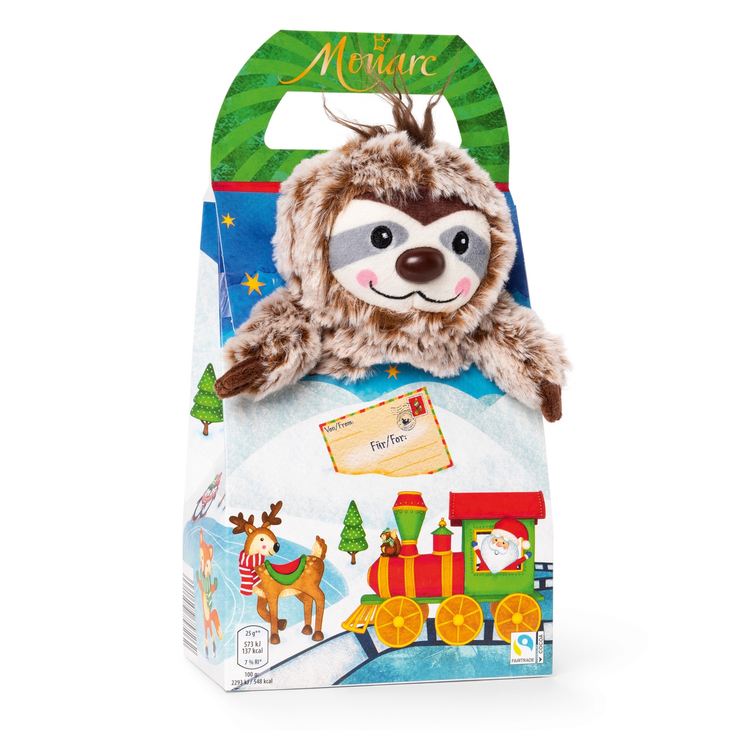 Peluche paresseux avec nom