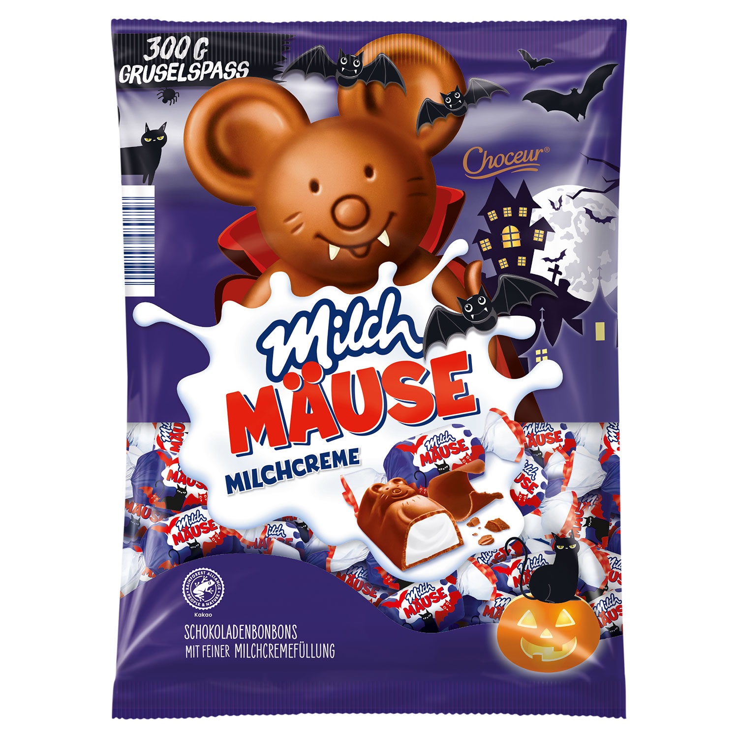 CHOCEUR Halloween-Milch-Mäuse 300 g