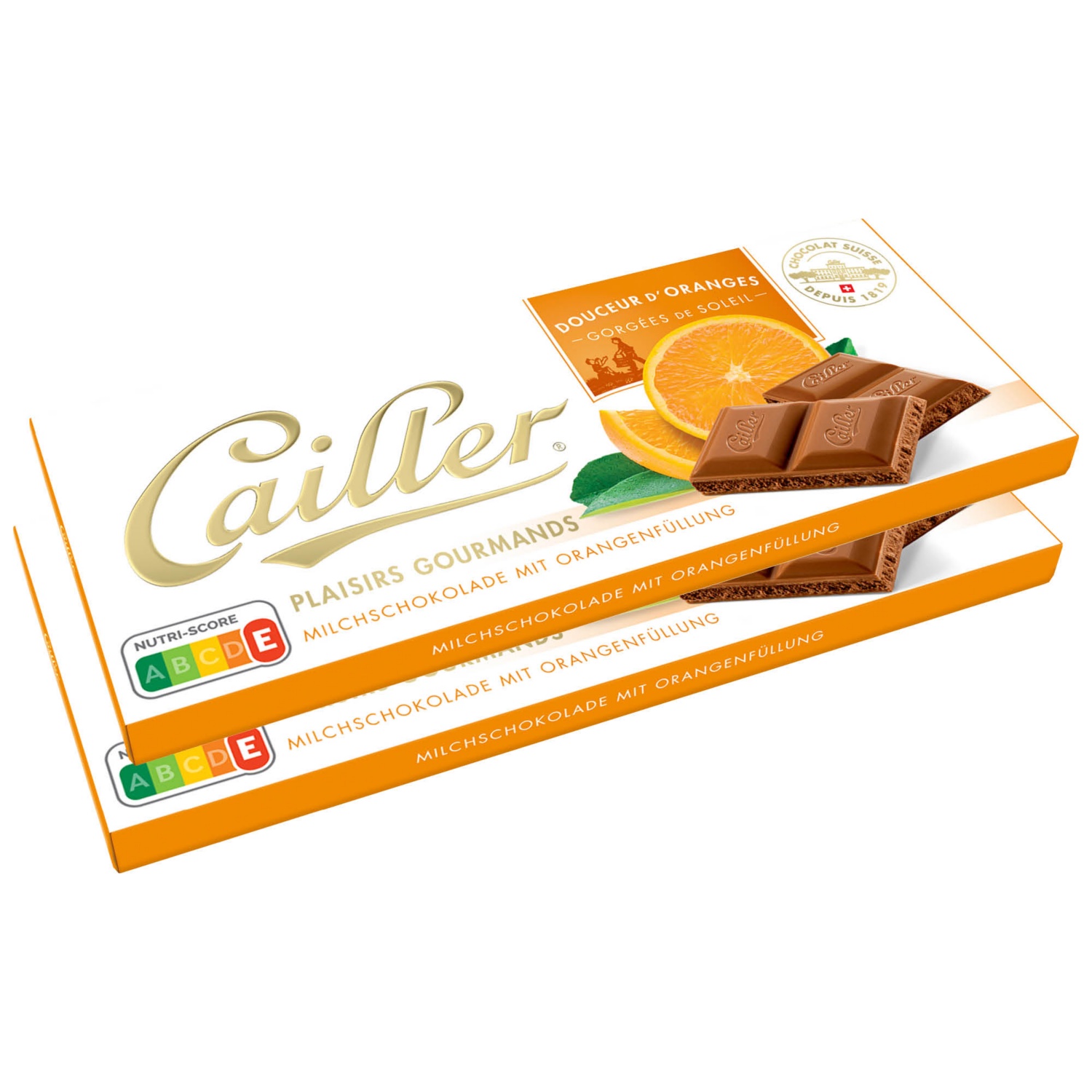 CAILLER Plaisirs Gourmands Tafeln, Orange