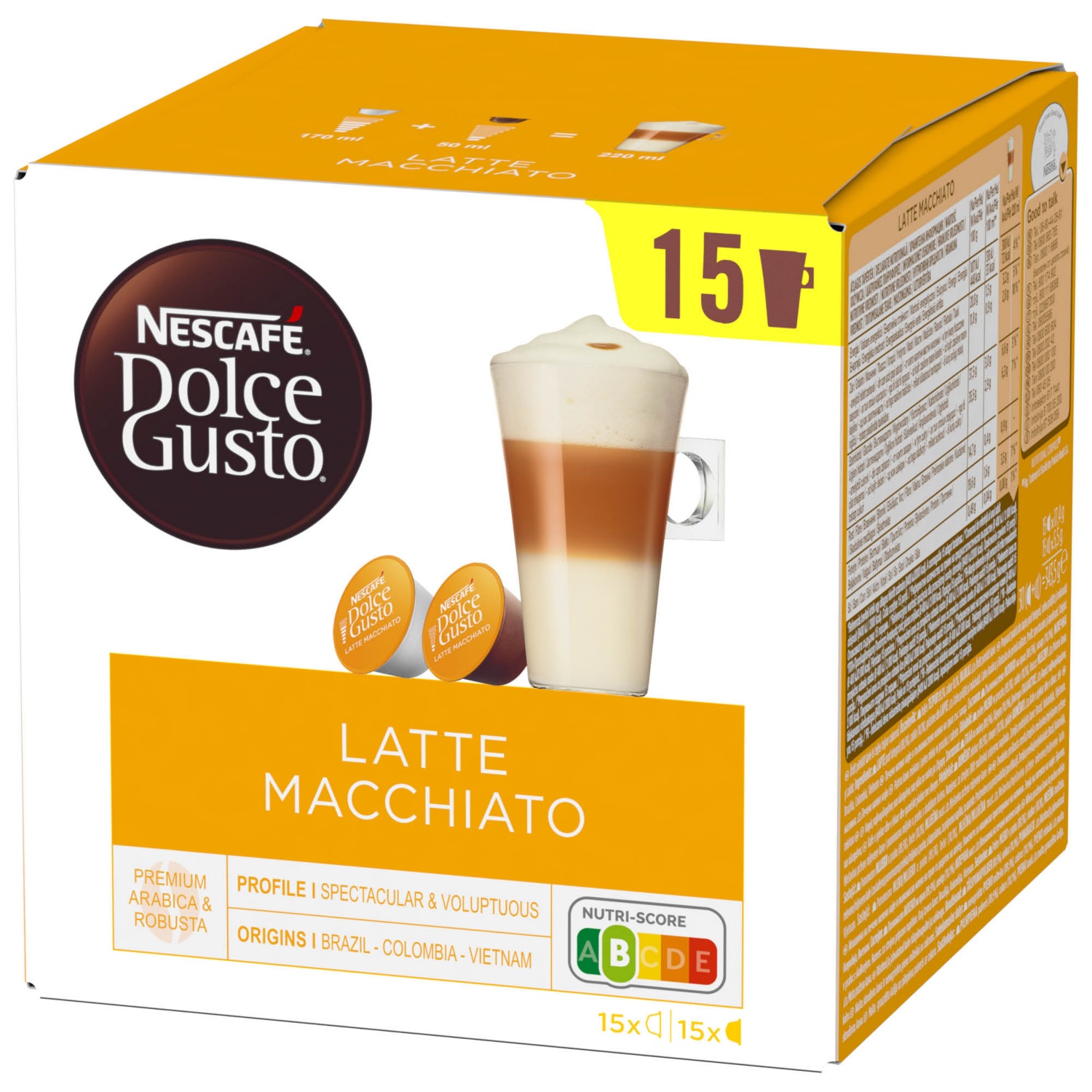 DOLCE GUSTO Capsule di caffè Nescafé DG, Latte Macchiato