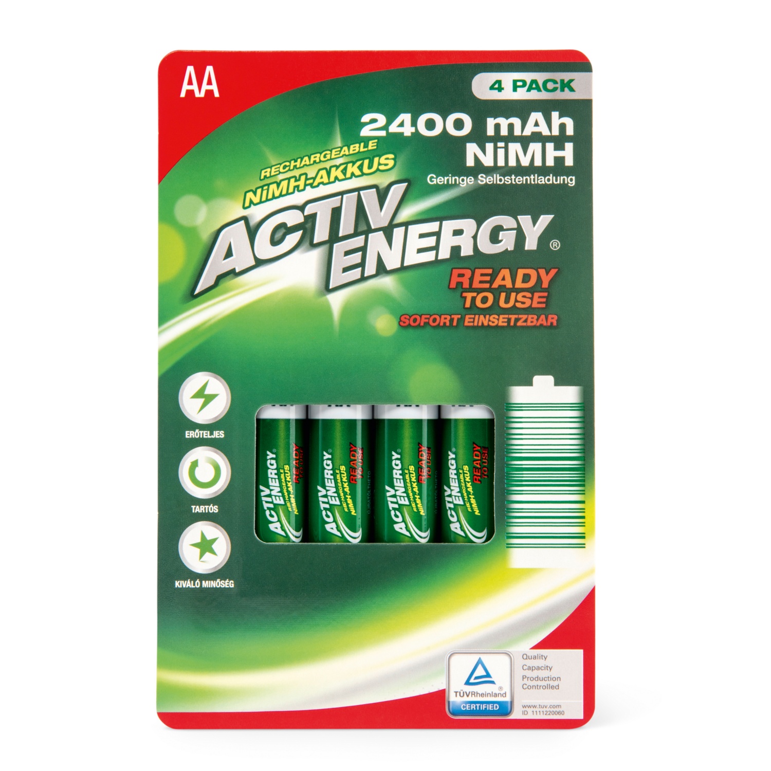 Activ Energy Ready To Use Akkus Aa Aldi Suisse