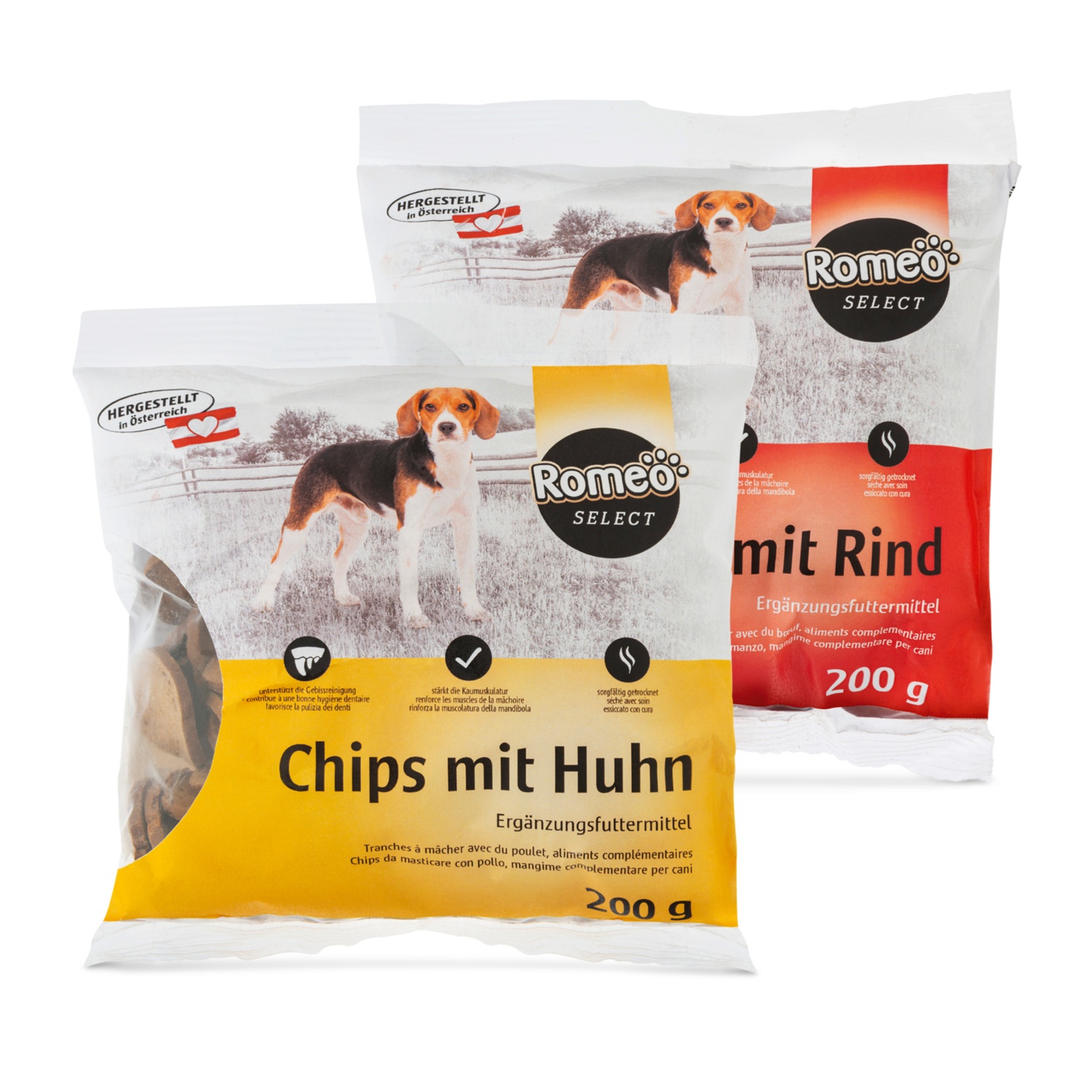ROMEO Chips pour chiens