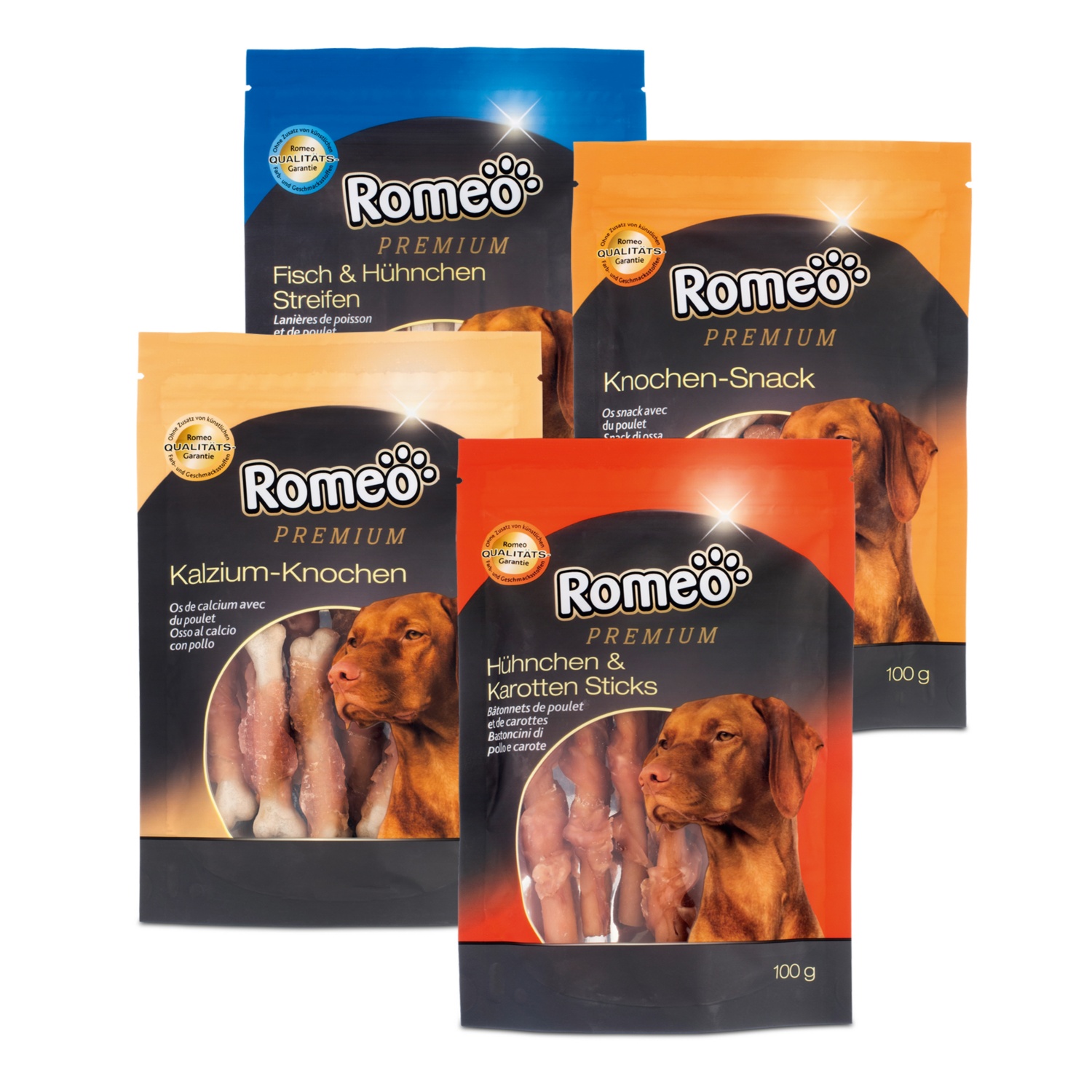 ROMEO PREMIUM Snack per cani a base di pollo