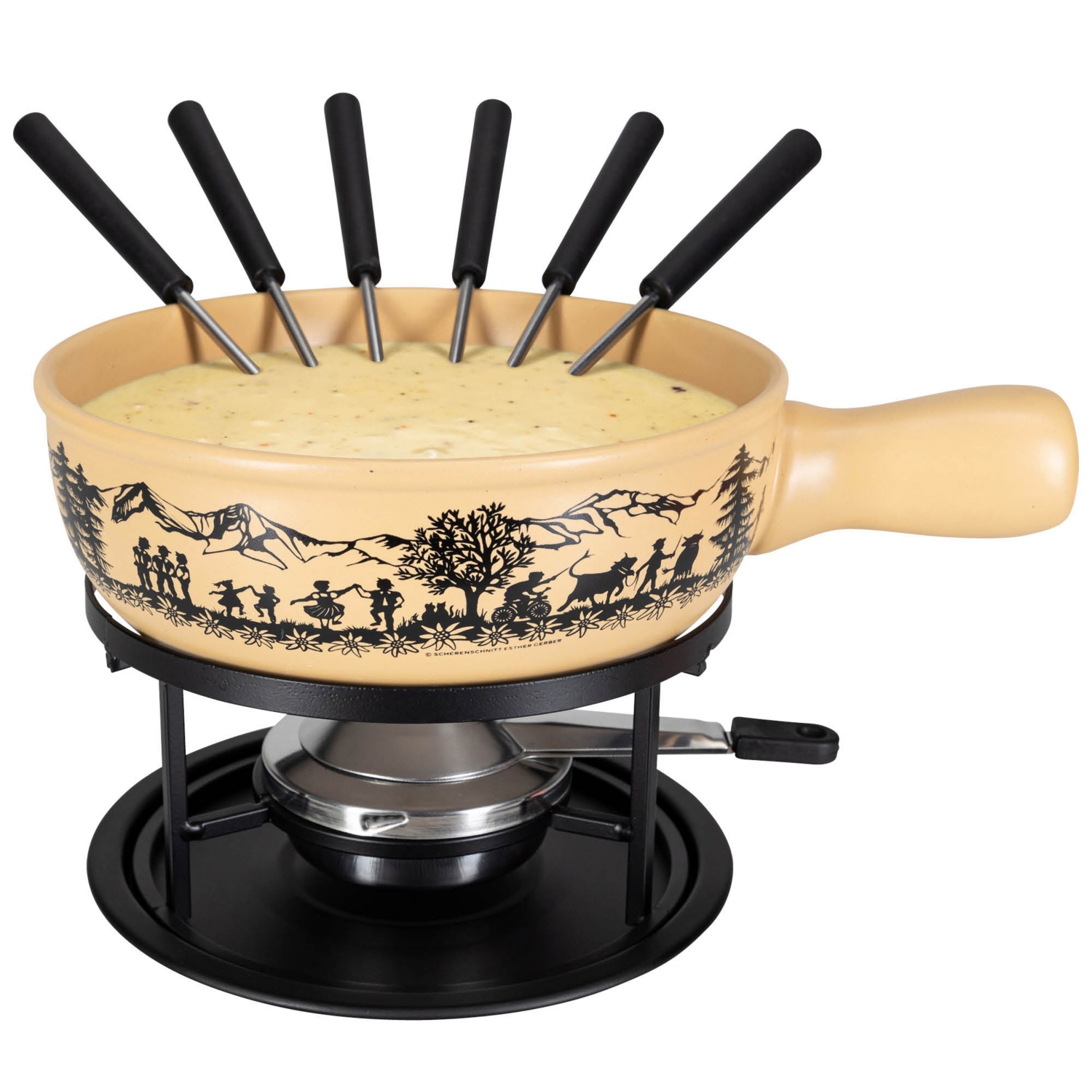 CROFTON Set per fondue di formaggio