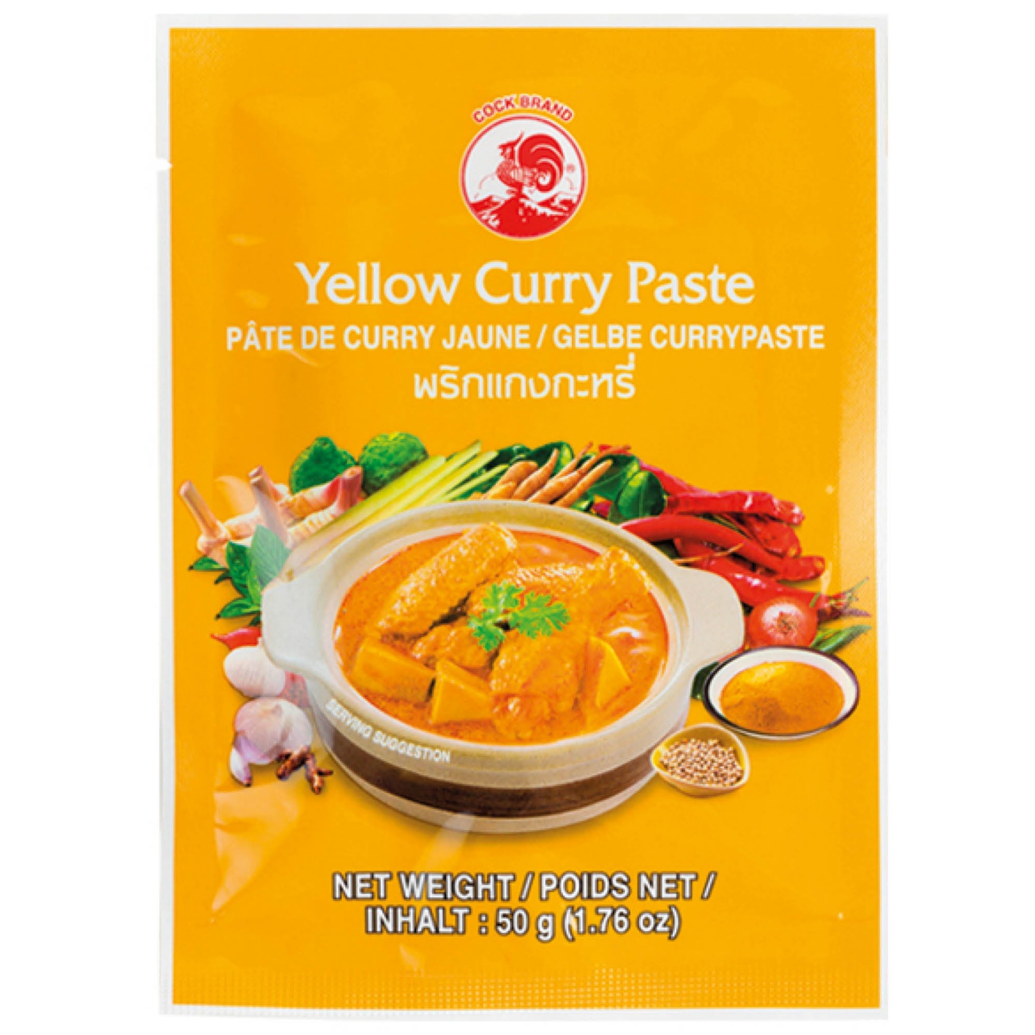 COCK Curryppasten Mischkarton, gelb